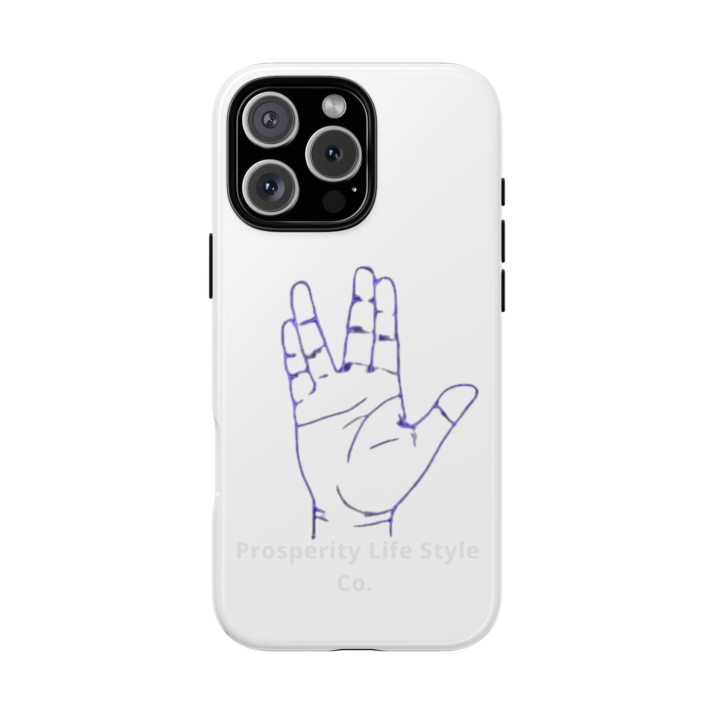 Vulcan Hand Gesture Phone Case - Geeky Tough Cases for Star Trek Fans