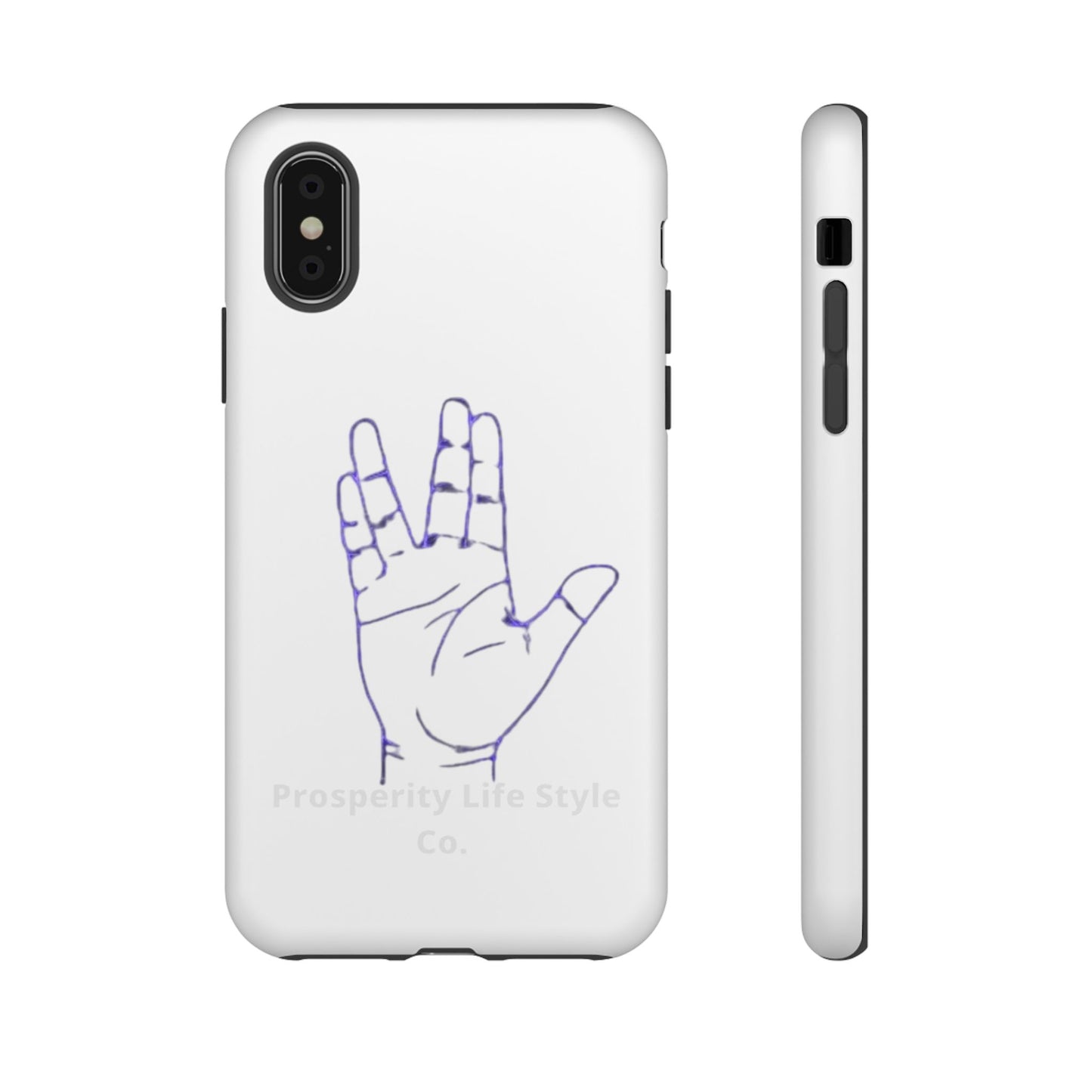 Vulcan Hand Gesture Phone Case - Geeky Tough Cases for Star Trek Fans