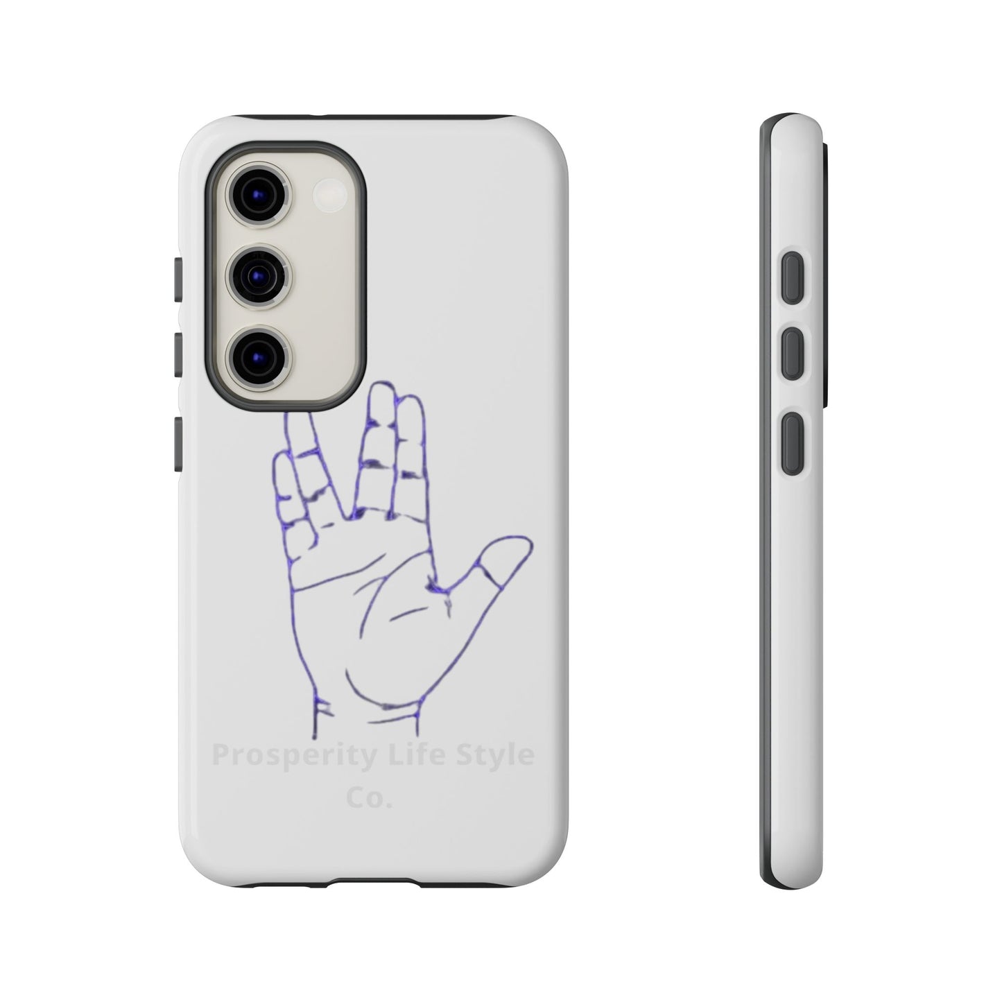 Vulcan Hand Gesture Phone Case - Geeky Tough Cases for Star Trek Fans
