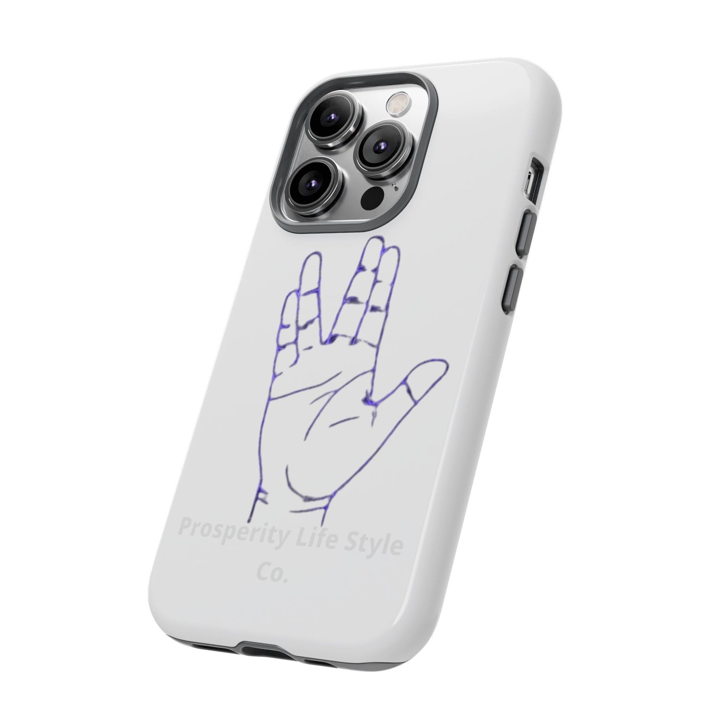 Vulcan Hand Gesture Phone Case - Geeky Tough Cases for Star Trek Fans