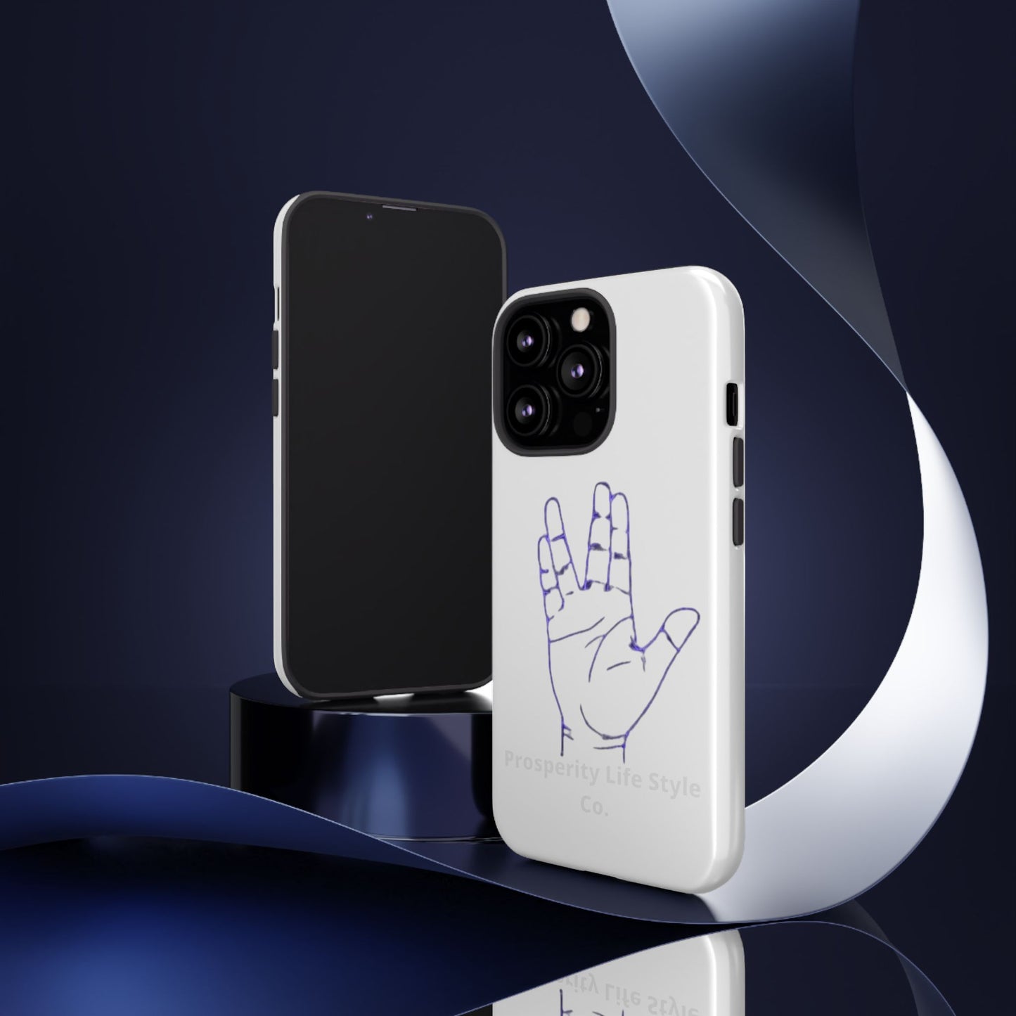 Vulcan Hand Gesture Phone Case - Geeky Tough Cases for Star Trek Fans