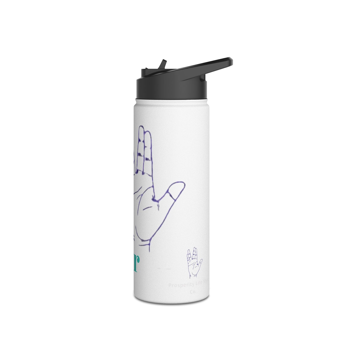 Inspirational Stainless Steel Water Bottle - Live Long and Prosper