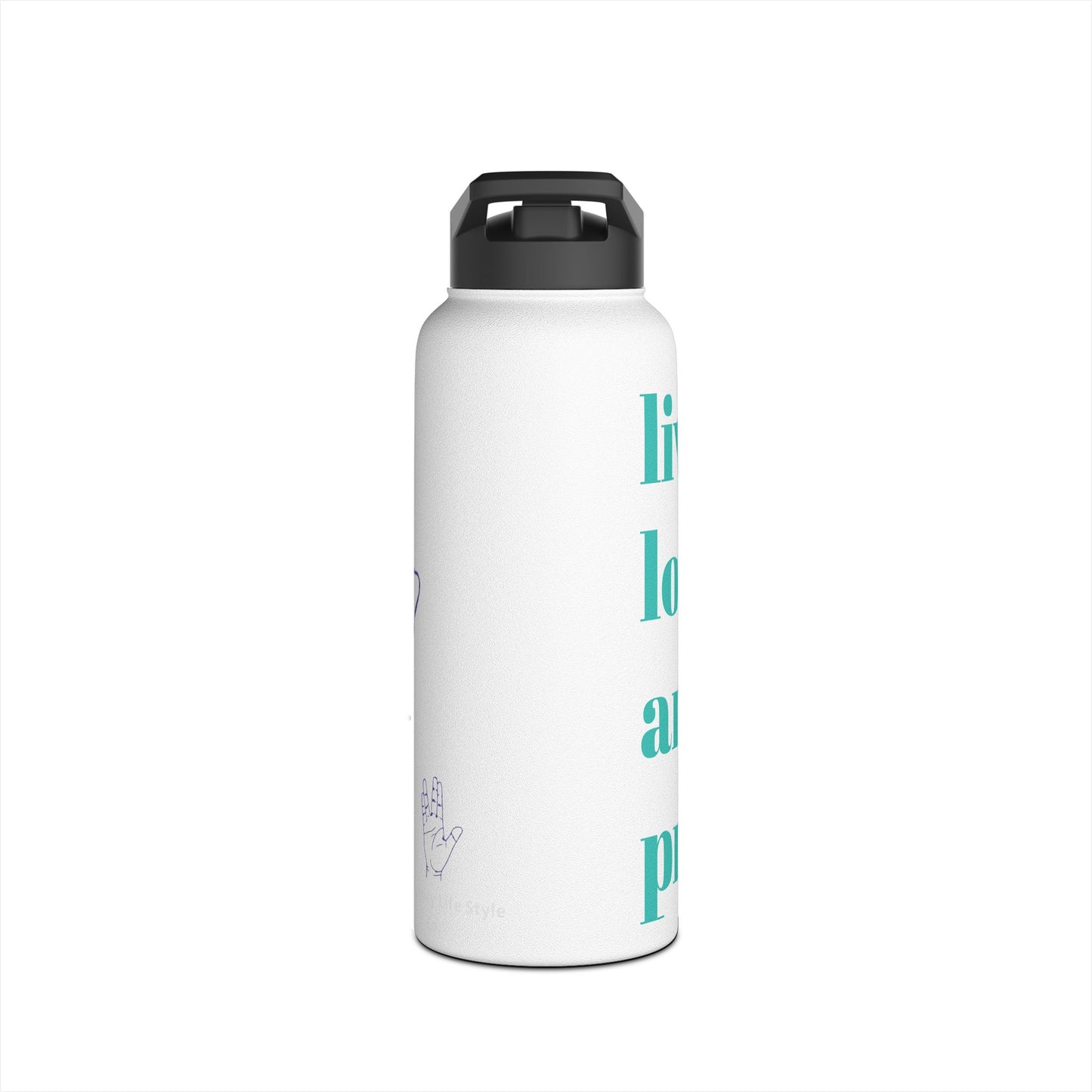 Inspirational Stainless Steel Water Bottle - Live Long and Prosper
