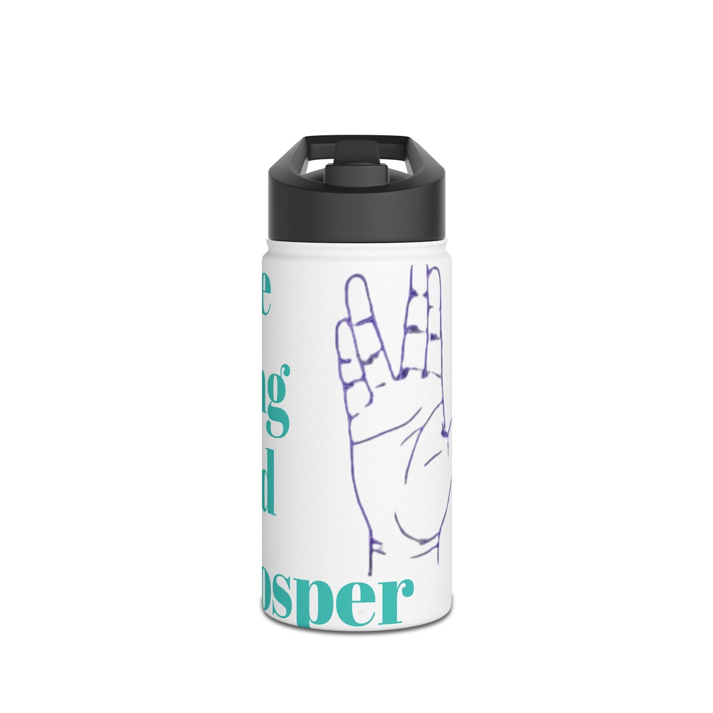Inspirational Stainless Steel Water Bottle - Live Long and Prosper