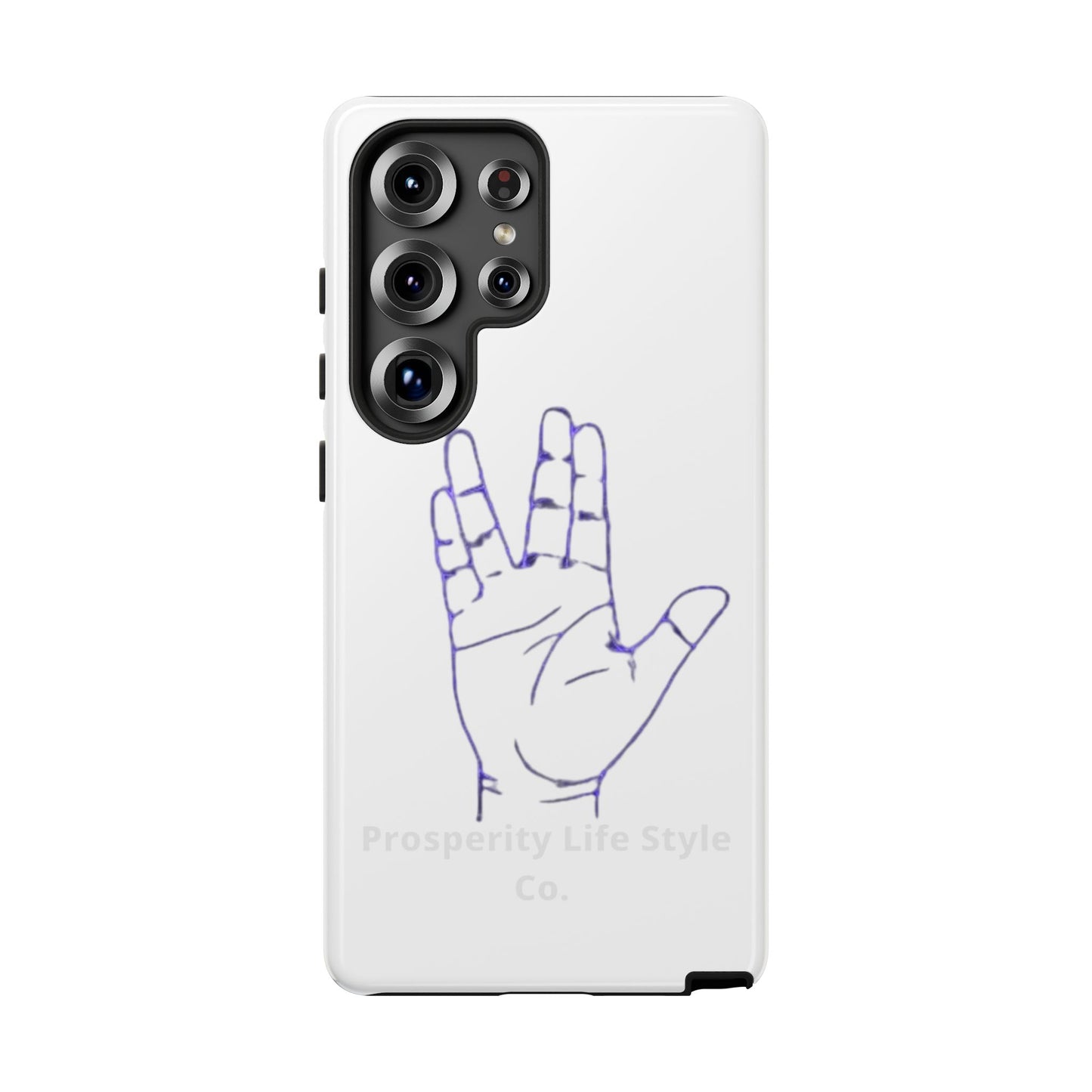 Vulcan Hand Gesture Phone Case - Geeky Tough Cases for Star Trek Fans