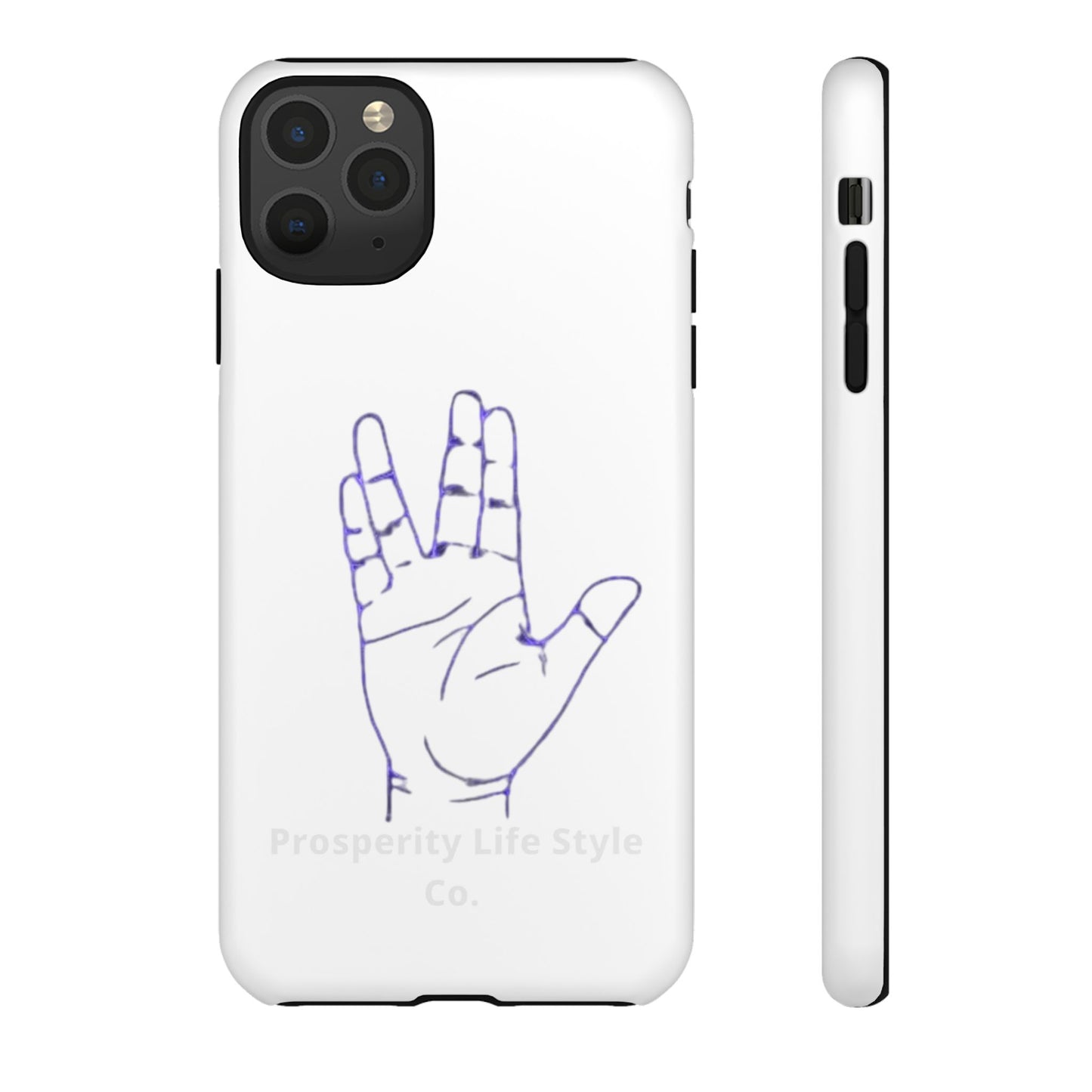 Vulcan Hand Gesture Phone Case - Geeky Tough Cases for Star Trek Fans