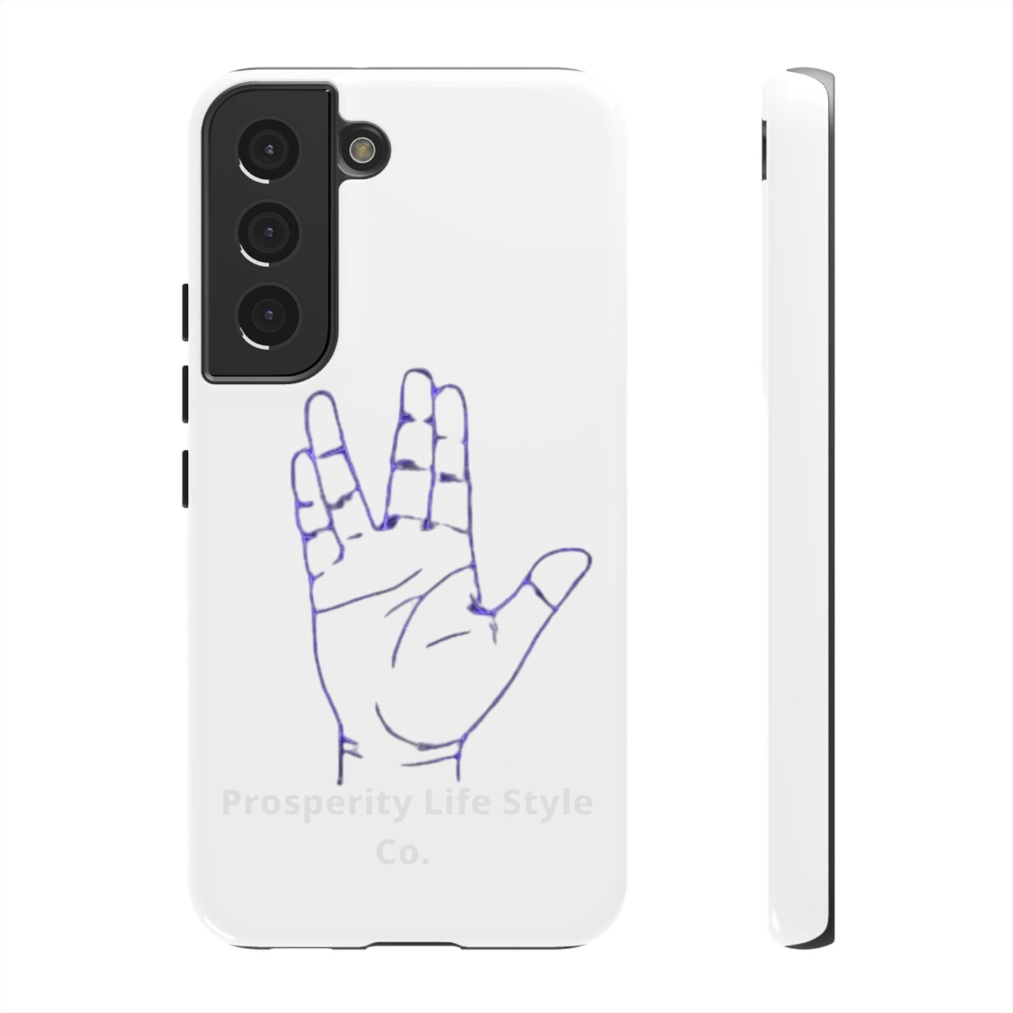 Vulcan Hand Gesture Phone Case - Geeky Tough Cases for Star Trek Fans