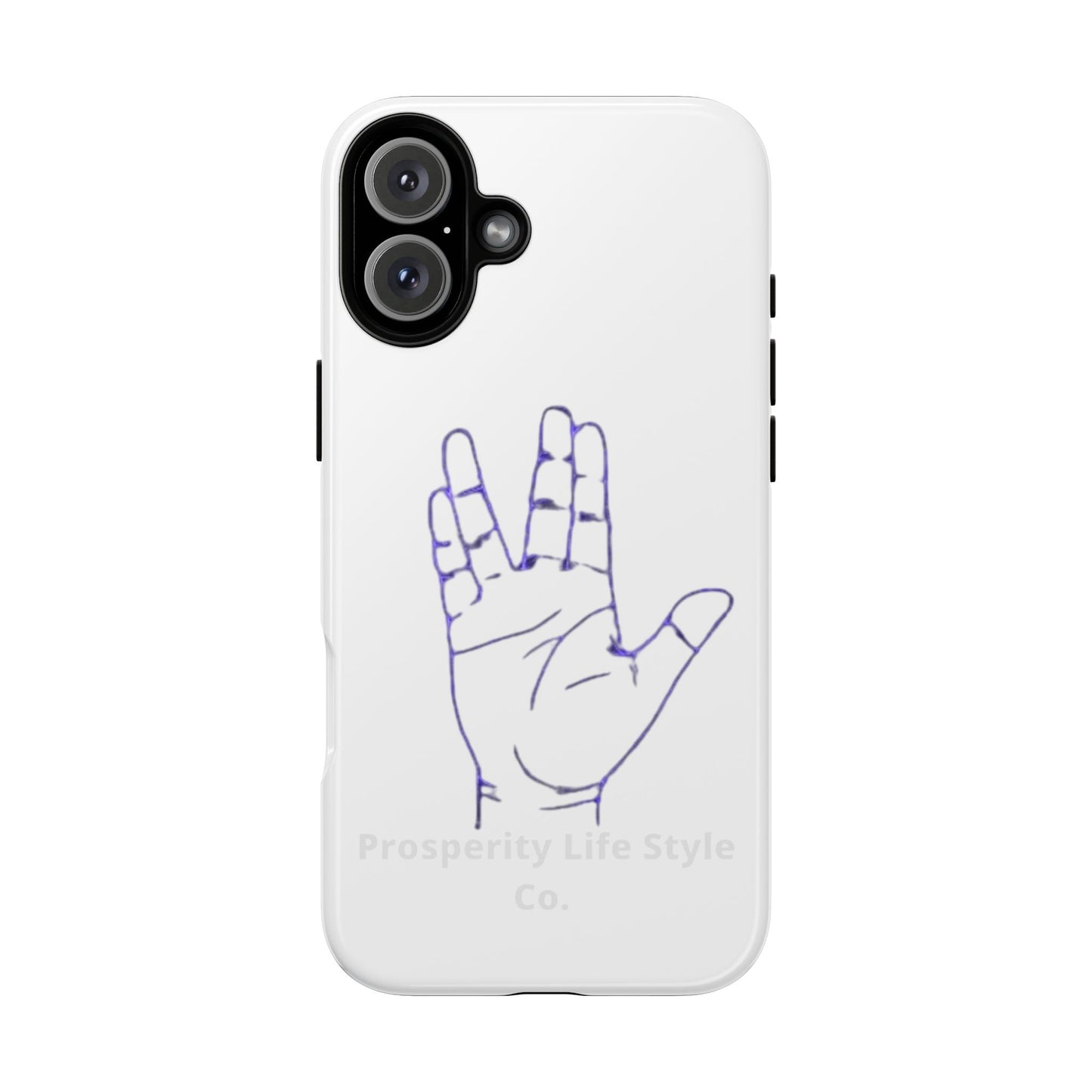 Vulcan Hand Gesture Phone Case - Geeky Tough Cases for Star Trek Fans