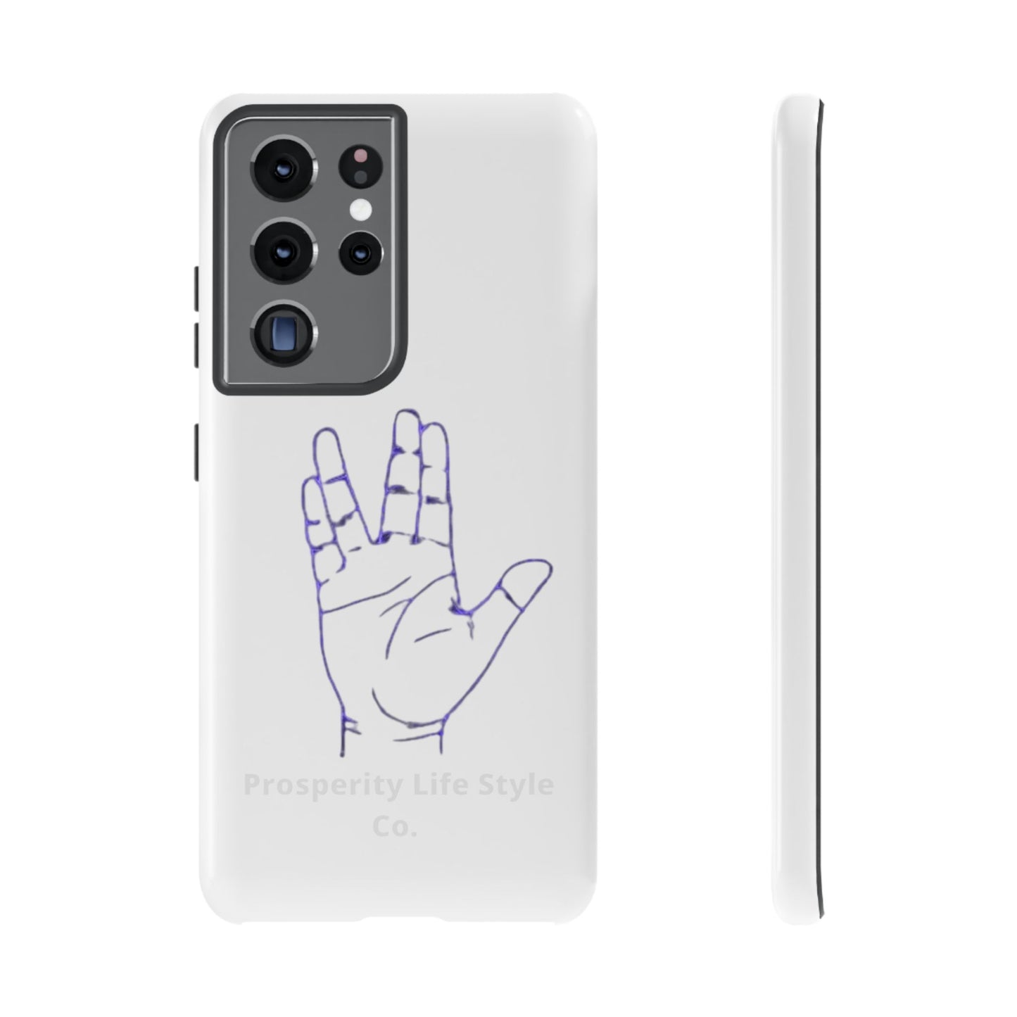 Vulcan Hand Gesture Phone Case - Geeky Tough Cases for Star Trek Fans