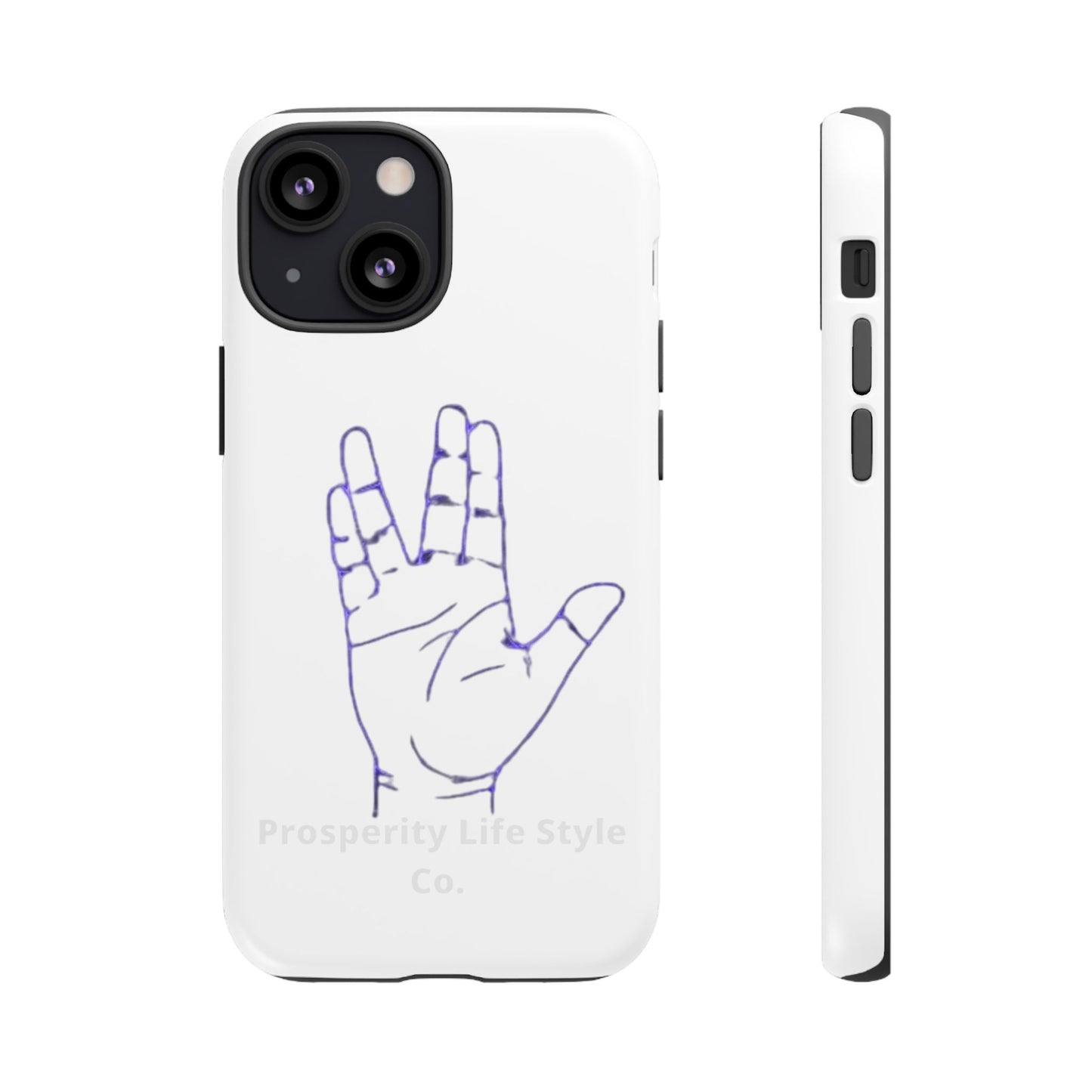 Vulcan Hand Gesture Phone Case - Geeky Tough Cases for Star Trek Fans