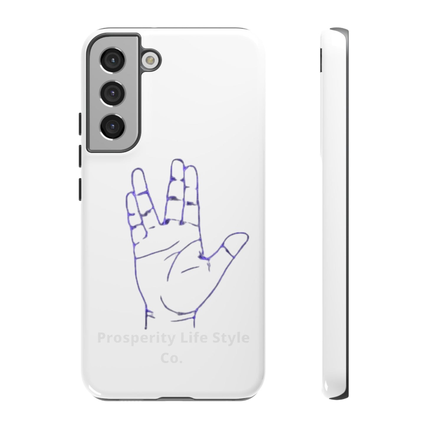 Vulcan Hand Gesture Phone Case - Geeky Tough Cases for Star Trek Fans