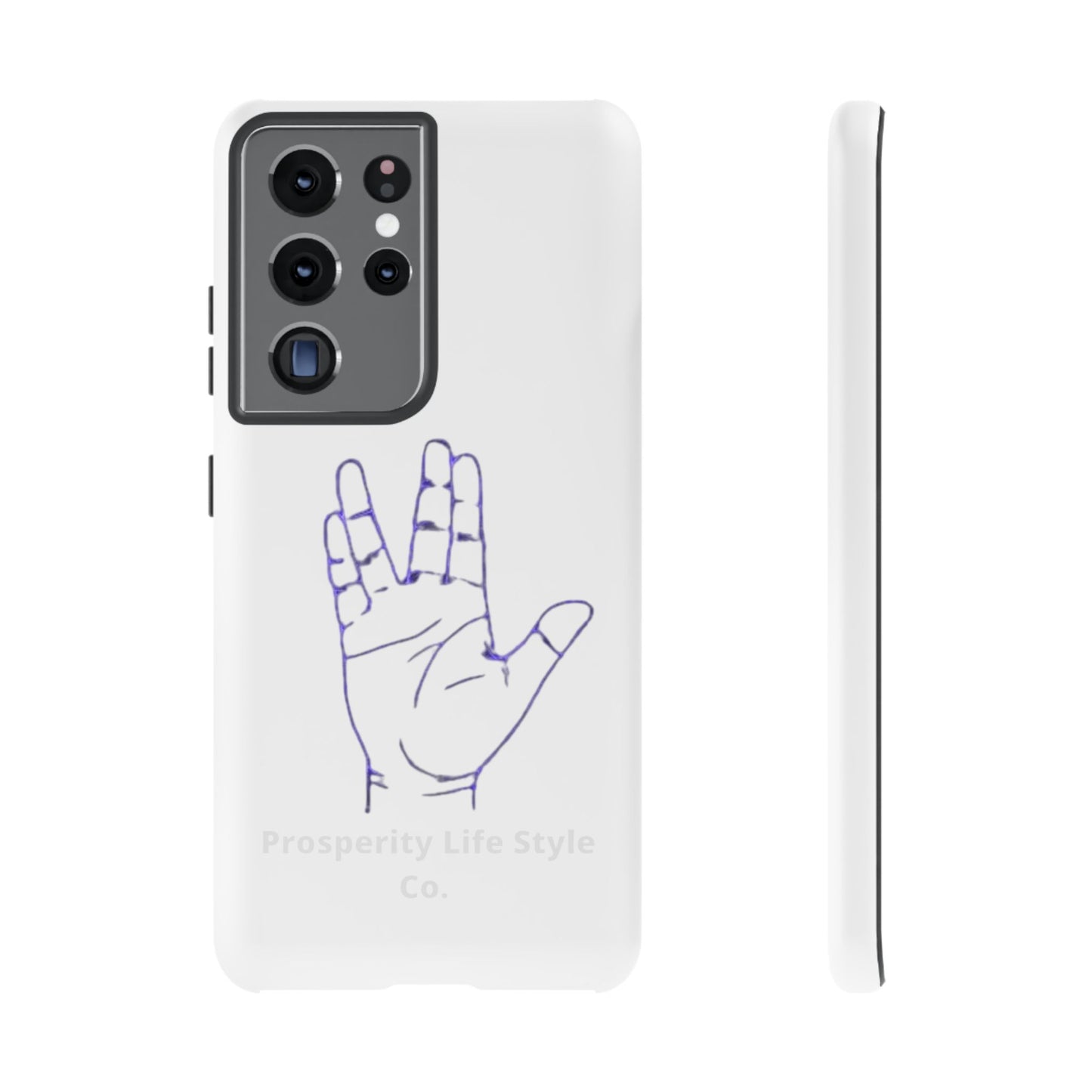 Vulcan Hand Gesture Phone Case - Geeky Tough Cases for Star Trek Fans