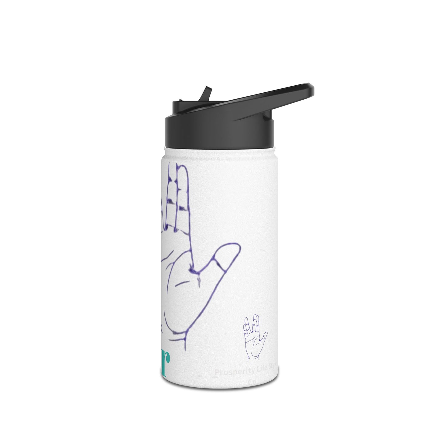 Inspirational Stainless Steel Water Bottle - Live Long and Prosper