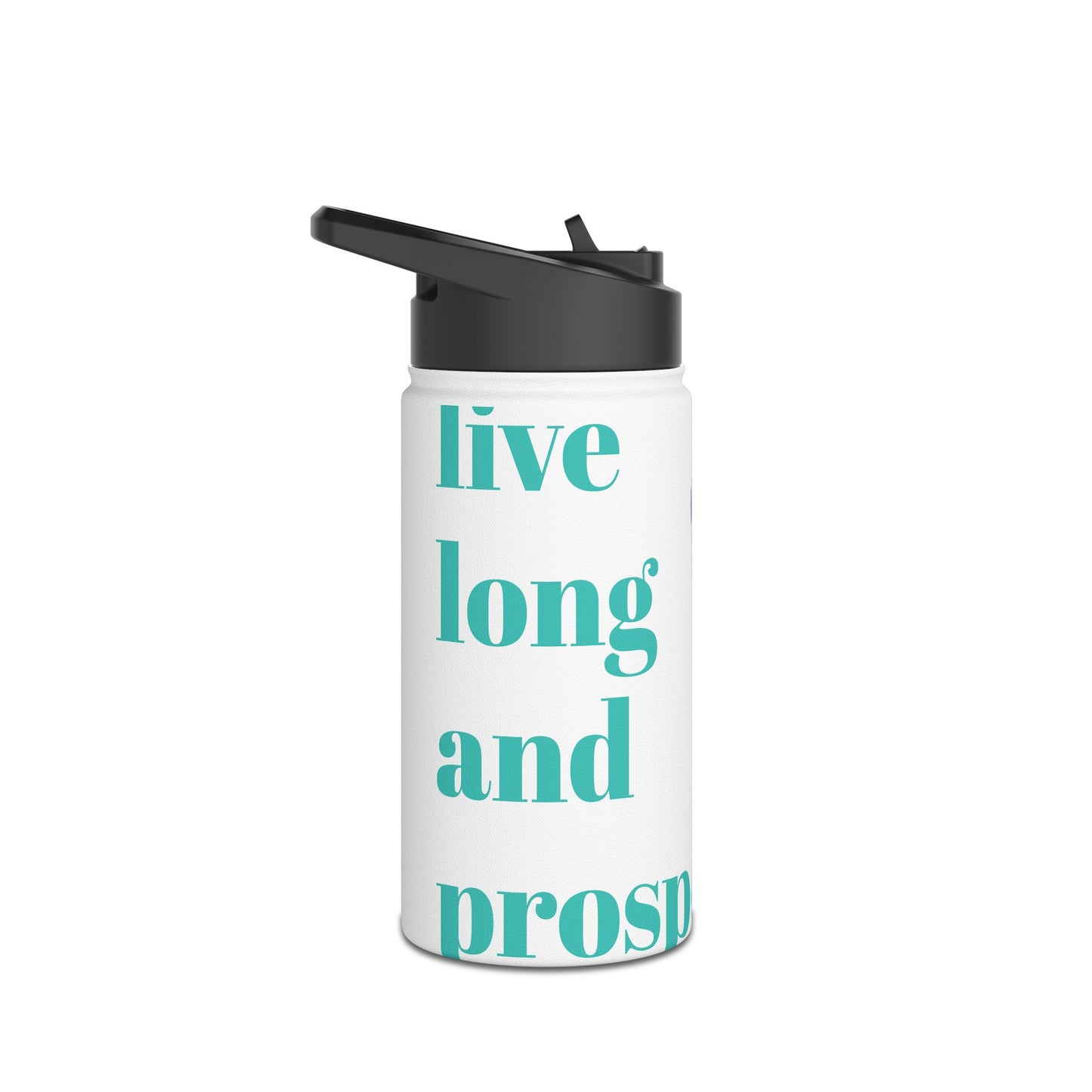 Inspirational Stainless Steel Water Bottle - Live Long and Prosper