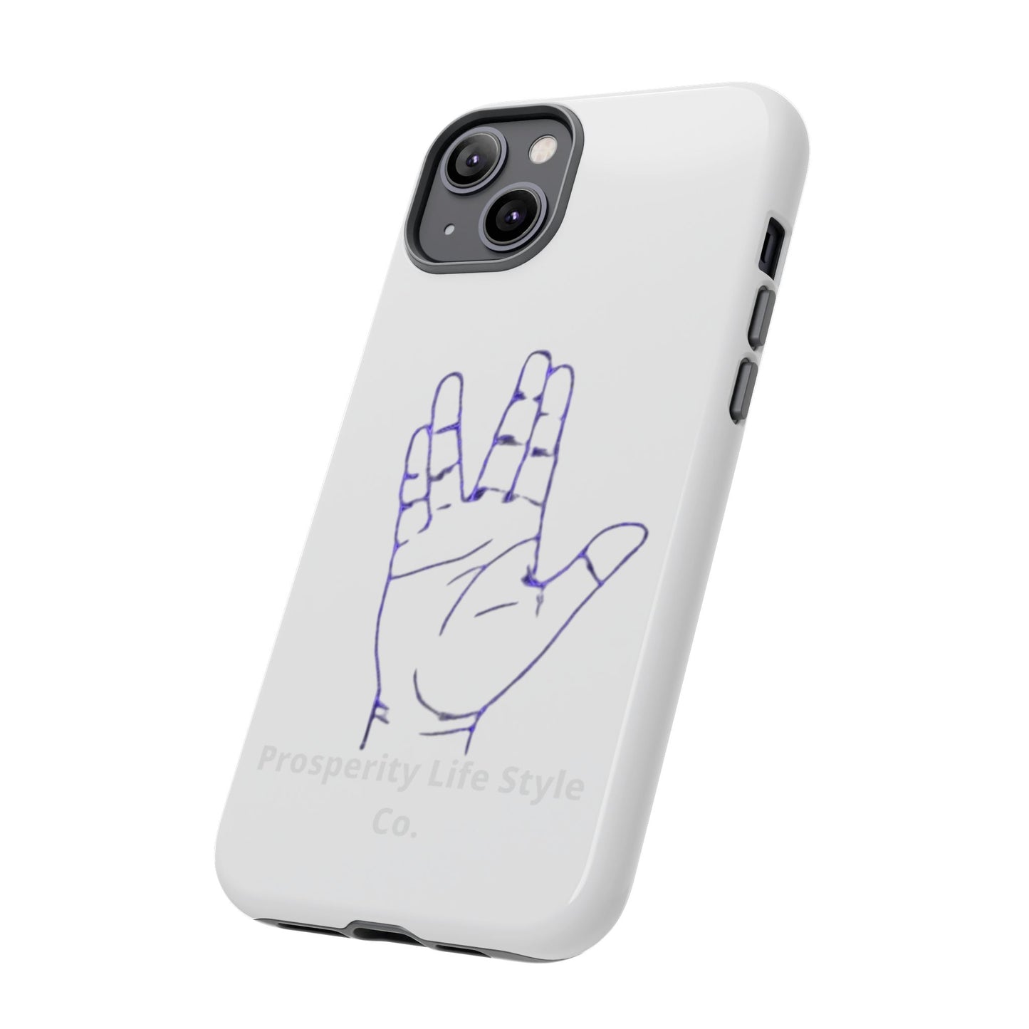 Vulcan Hand Gesture Phone Case - Geeky Tough Cases for Star Trek Fans