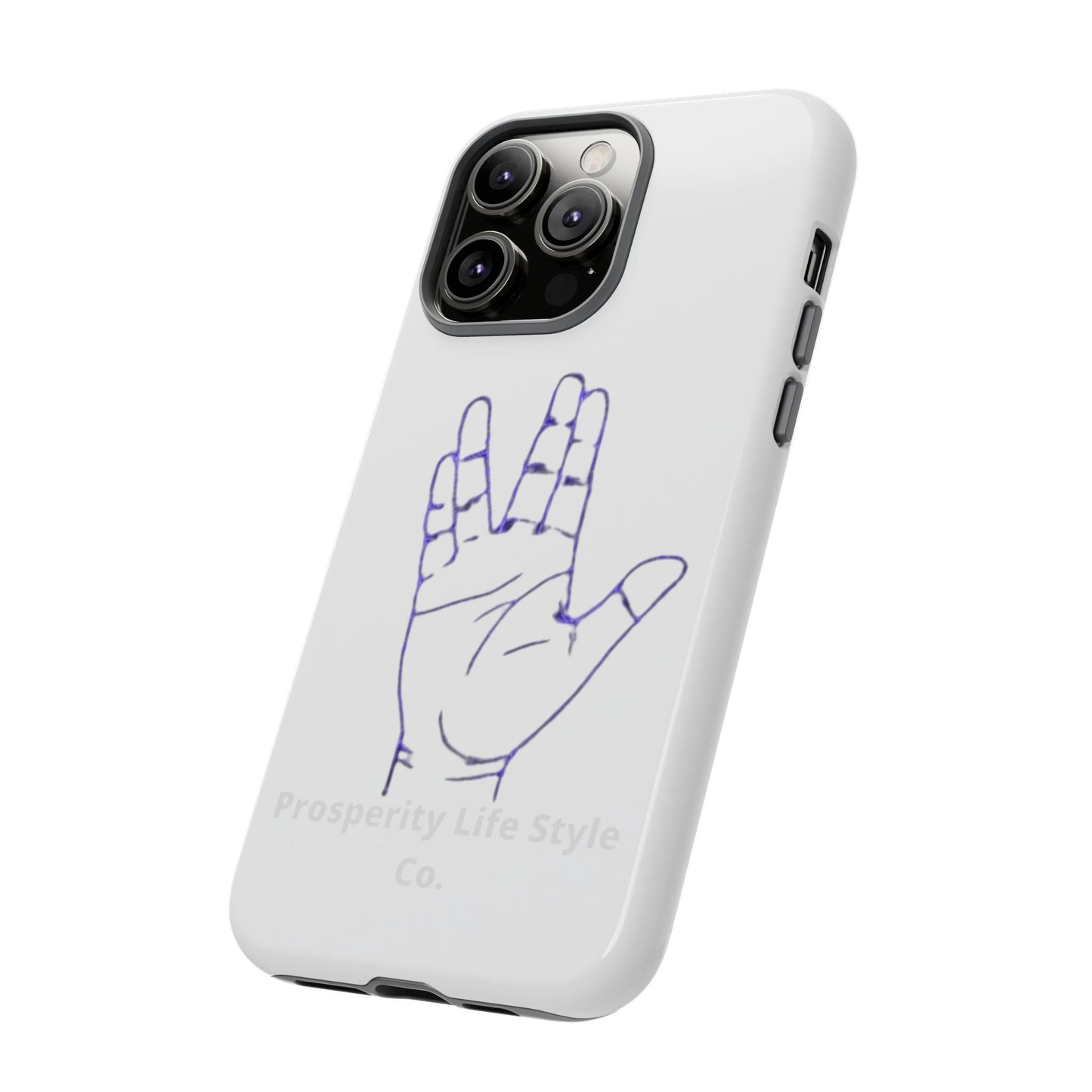 Vulcan Hand Gesture Phone Case - Geeky Tough Cases for Star Trek Fans