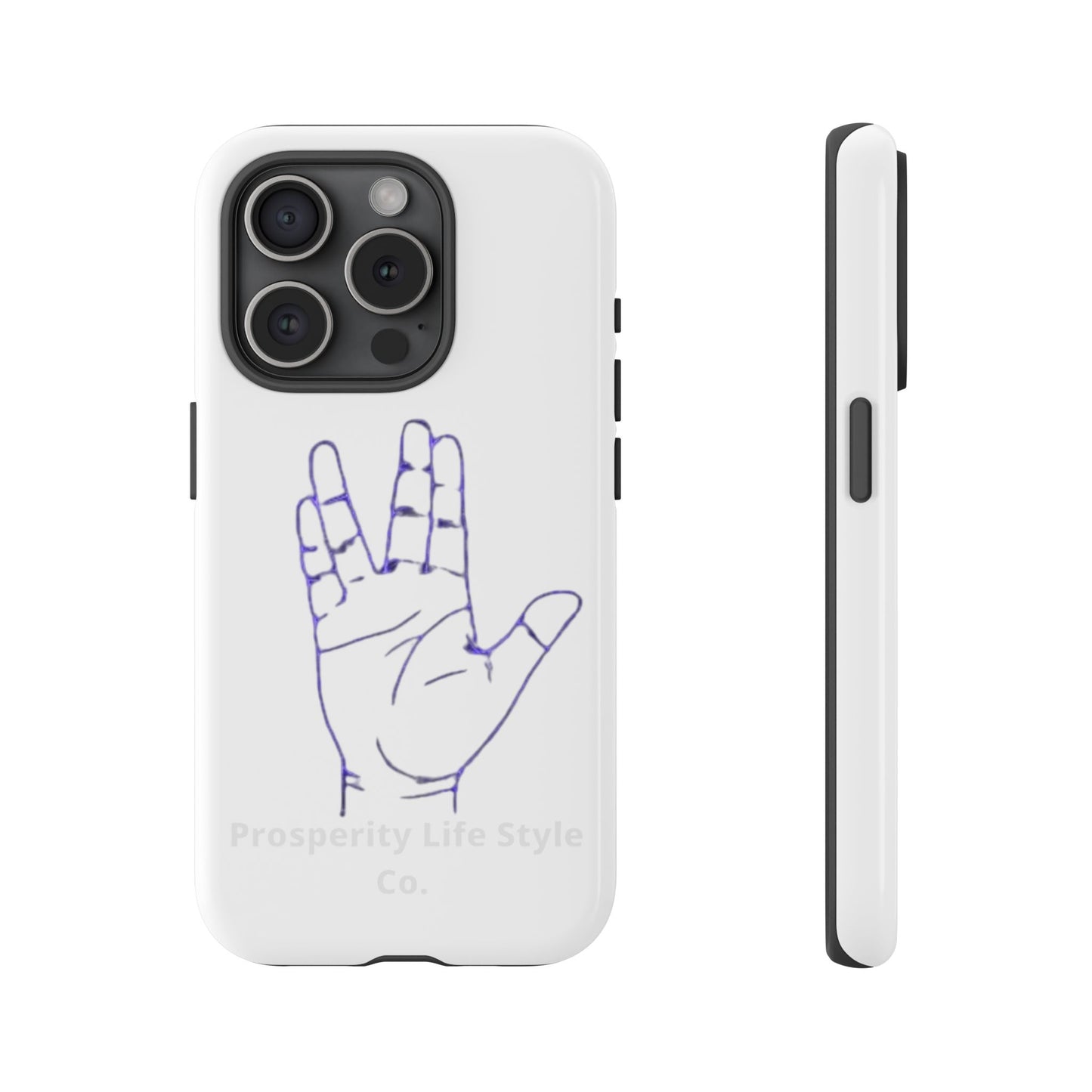 Vulcan Hand Gesture Phone Case - Geeky Tough Cases for Star Trek Fans