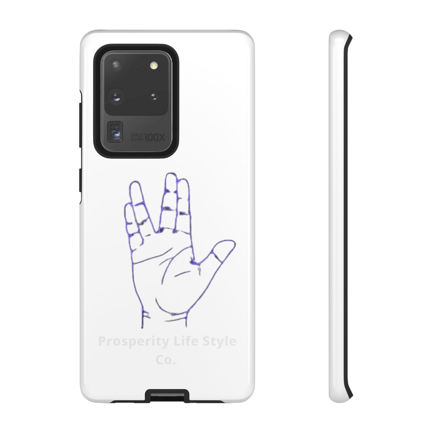 Vulcan Hand Gesture Phone Case - Geeky Tough Cases for Star Trek Fans