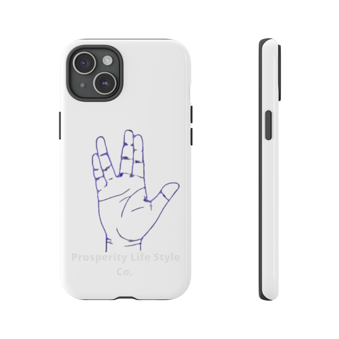 Vulcan Hand Gesture Phone Case - Geeky Tough Cases for Star Trek Fans