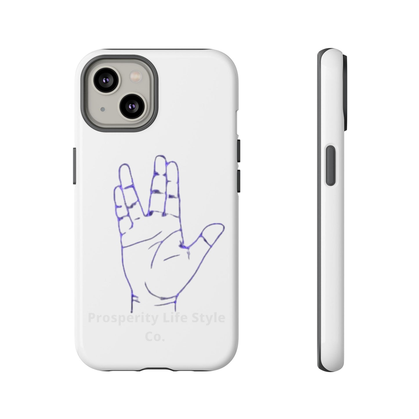 Vulcan Hand Gesture Phone Case - Geeky Tough Cases for Star Trek Fans