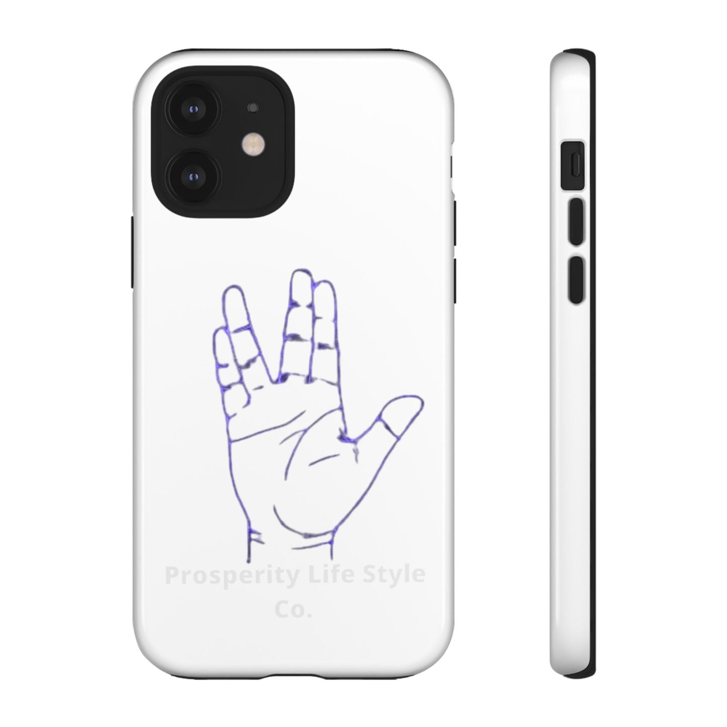 Vulcan Hand Gesture Phone Case - Geeky Tough Cases for Star Trek Fans