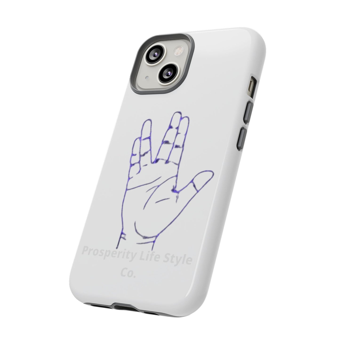 Vulcan Hand Gesture Phone Case - Geeky Tough Cases for Star Trek Fans