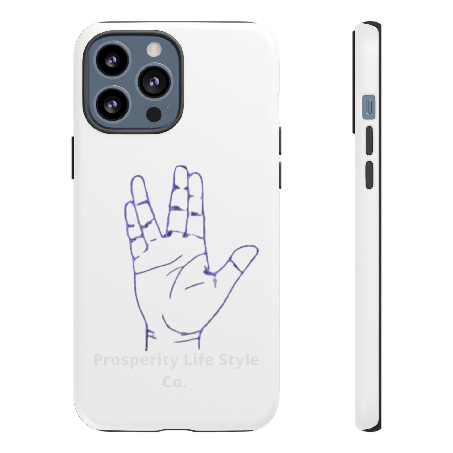 Vulcan Hand Gesture Phone Case - Geeky Tough Cases for Star Trek Fans