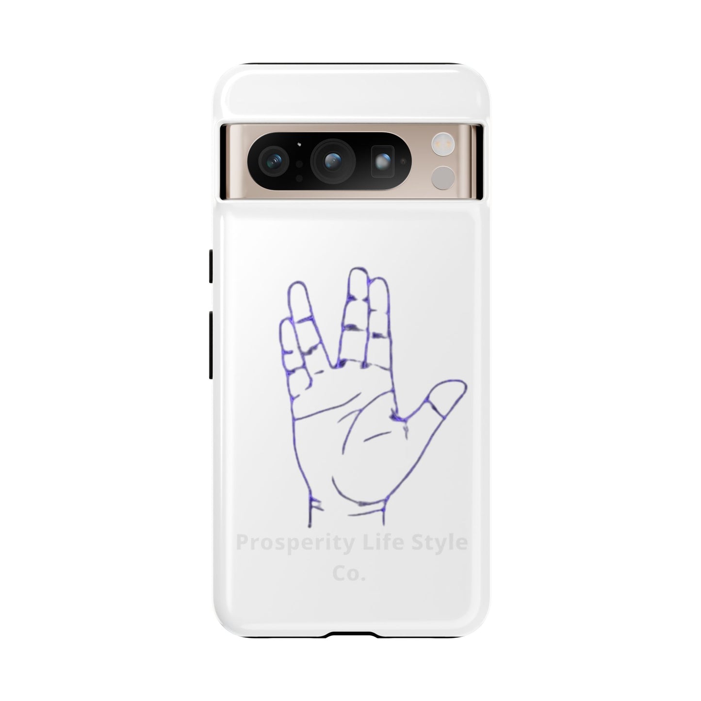 Vulcan Hand Gesture Phone Case - Geeky Tough Cases for Star Trek Fans