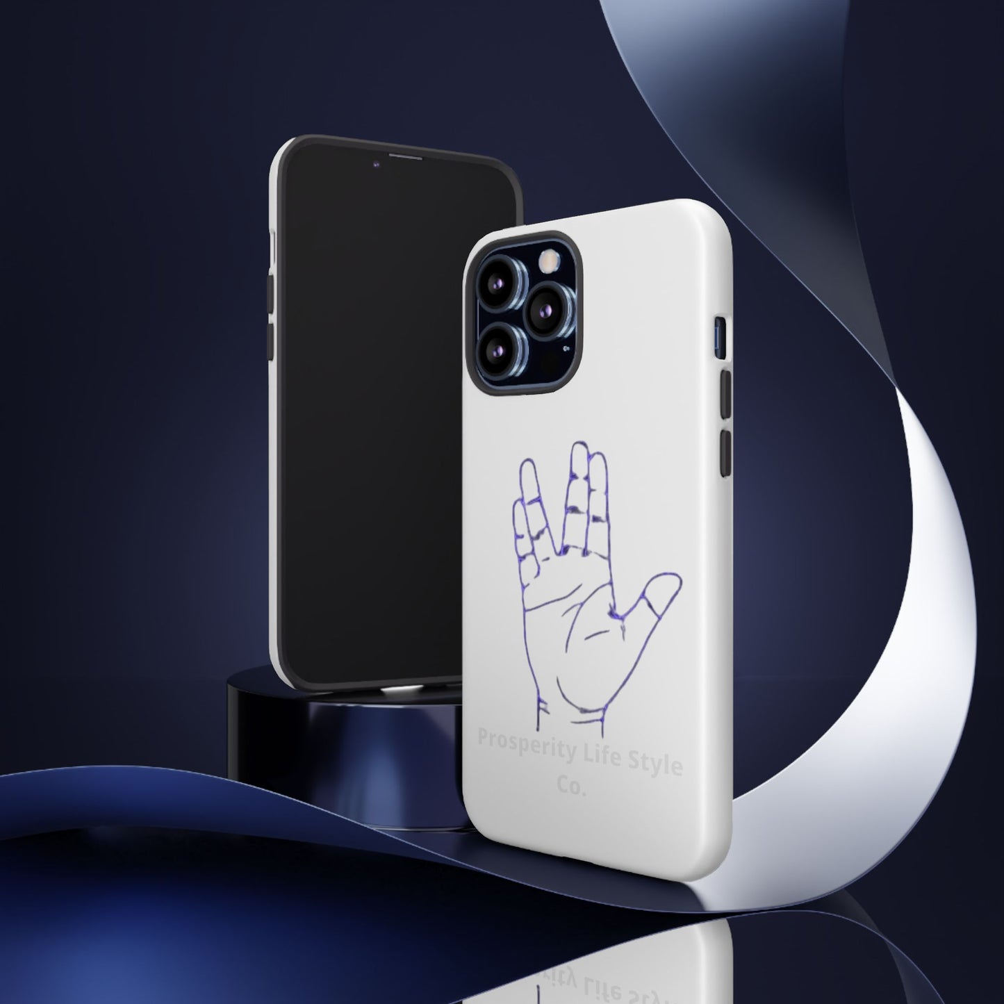 Vulcan Hand Gesture Phone Case - Geeky Tough Cases for Star Trek Fans