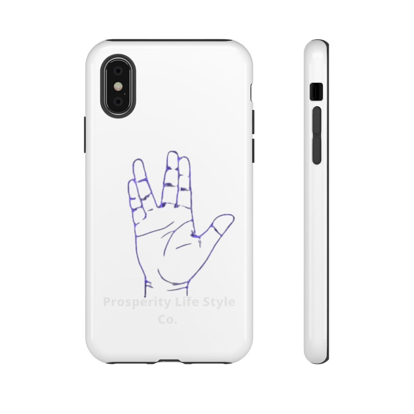 Vulcan Hand Gesture Phone Case - Geeky Tough Cases for Star Trek Fans