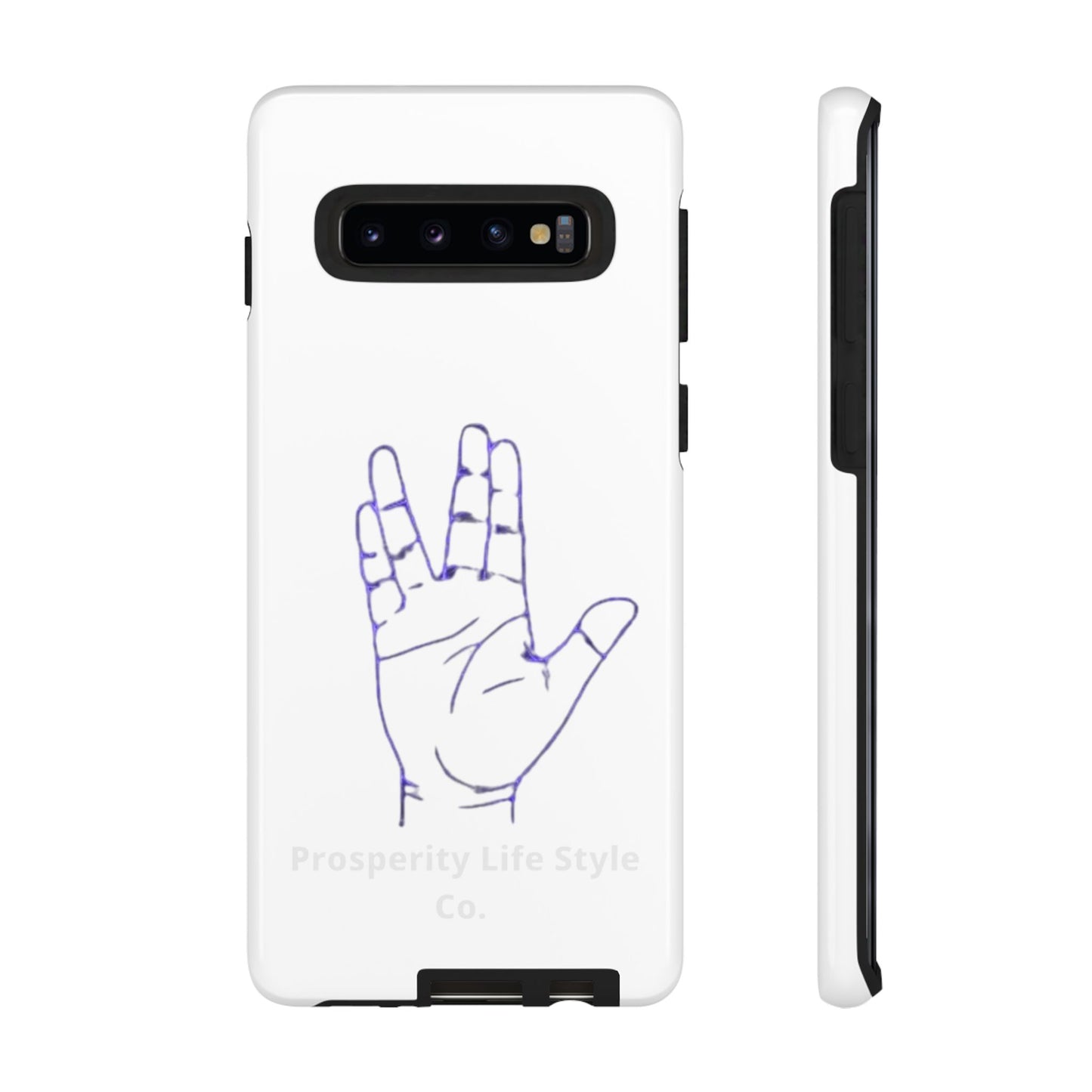 Vulcan Hand Gesture Phone Case - Geeky Tough Cases for Star Trek Fans