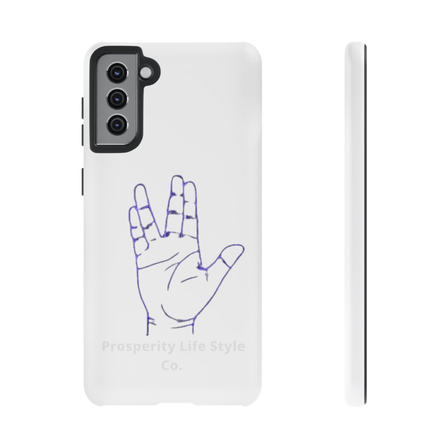 Vulcan Hand Gesture Phone Case - Geeky Tough Cases for Star Trek Fans