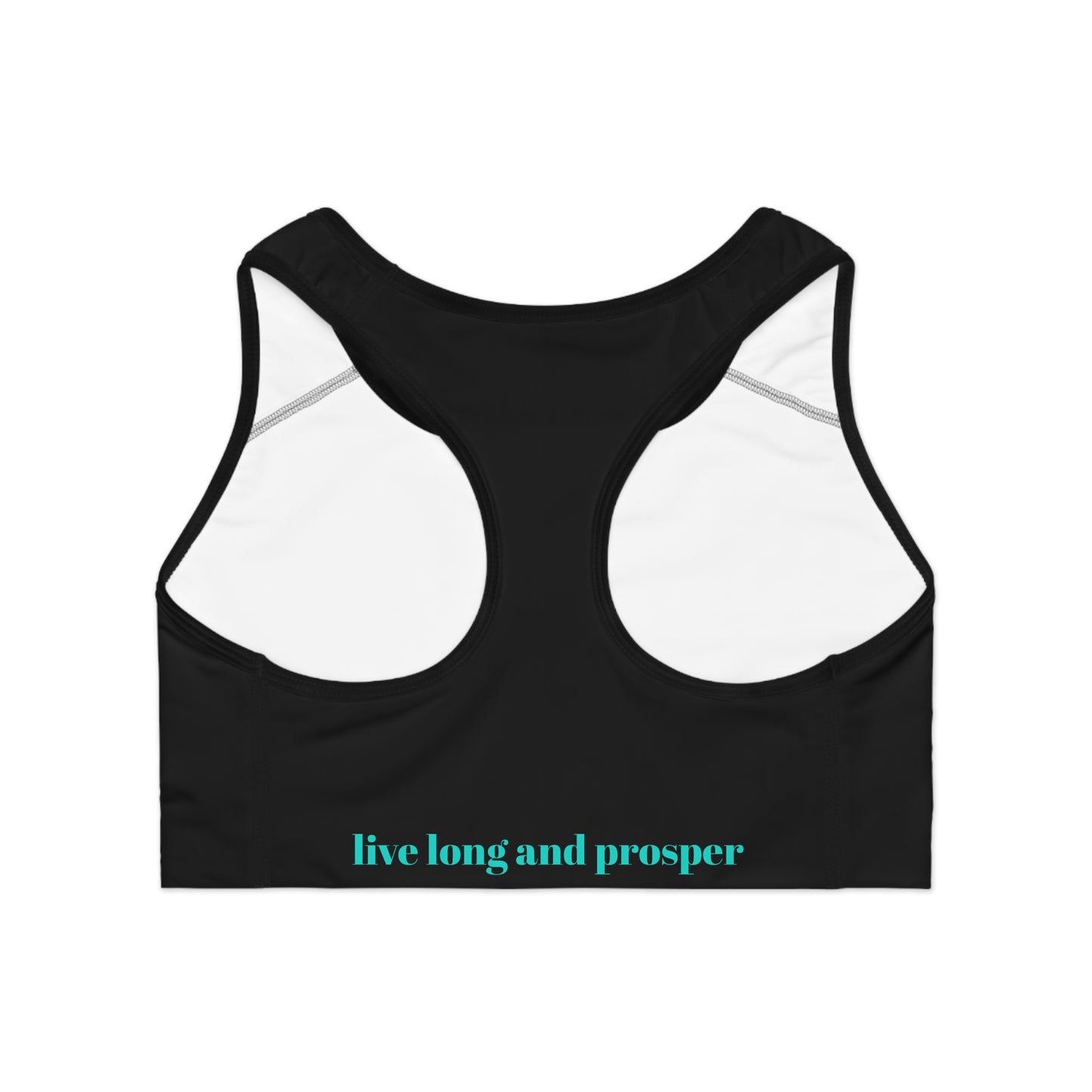 Prosperity Life Style Co. Sports Bra - Motivational Activewear for Yoga & Fitness
