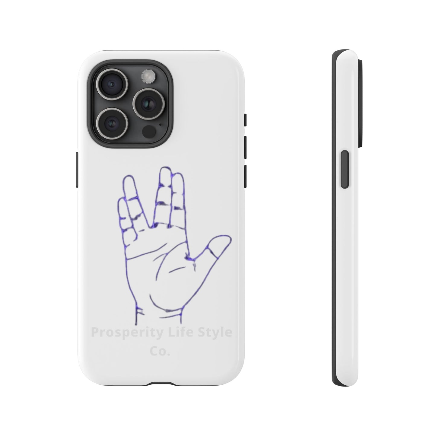 Vulcan Hand Gesture Phone Case - Geeky Tough Cases for Star Trek Fans