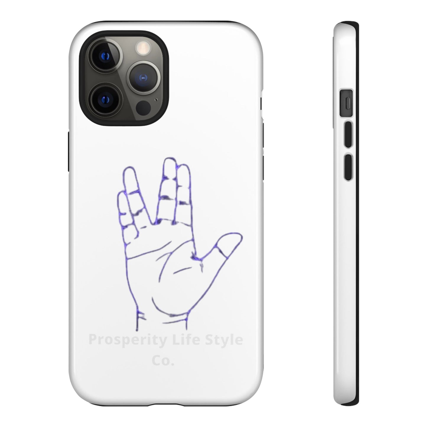 Vulcan Hand Gesture Phone Case - Geeky Tough Cases for Star Trek Fans