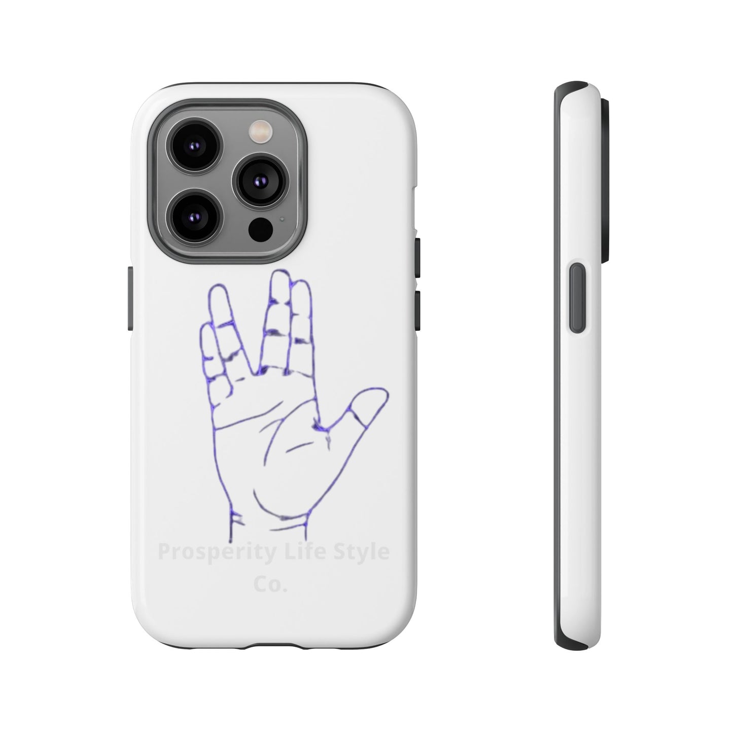 Vulcan Hand Gesture Phone Case - Geeky Tough Cases for Star Trek Fans