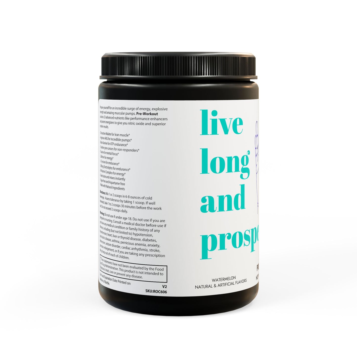 Pre-Workout Supplement, Watermelon (300g, 10.58oz)