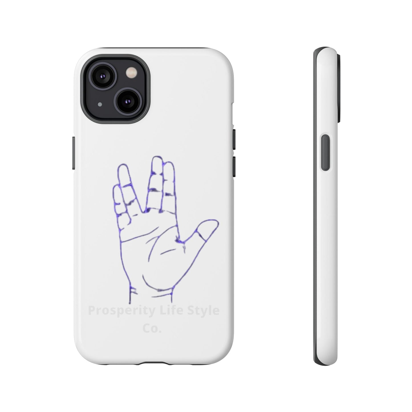 Vulcan Hand Gesture Phone Case - Geeky Tough Cases for Star Trek Fans