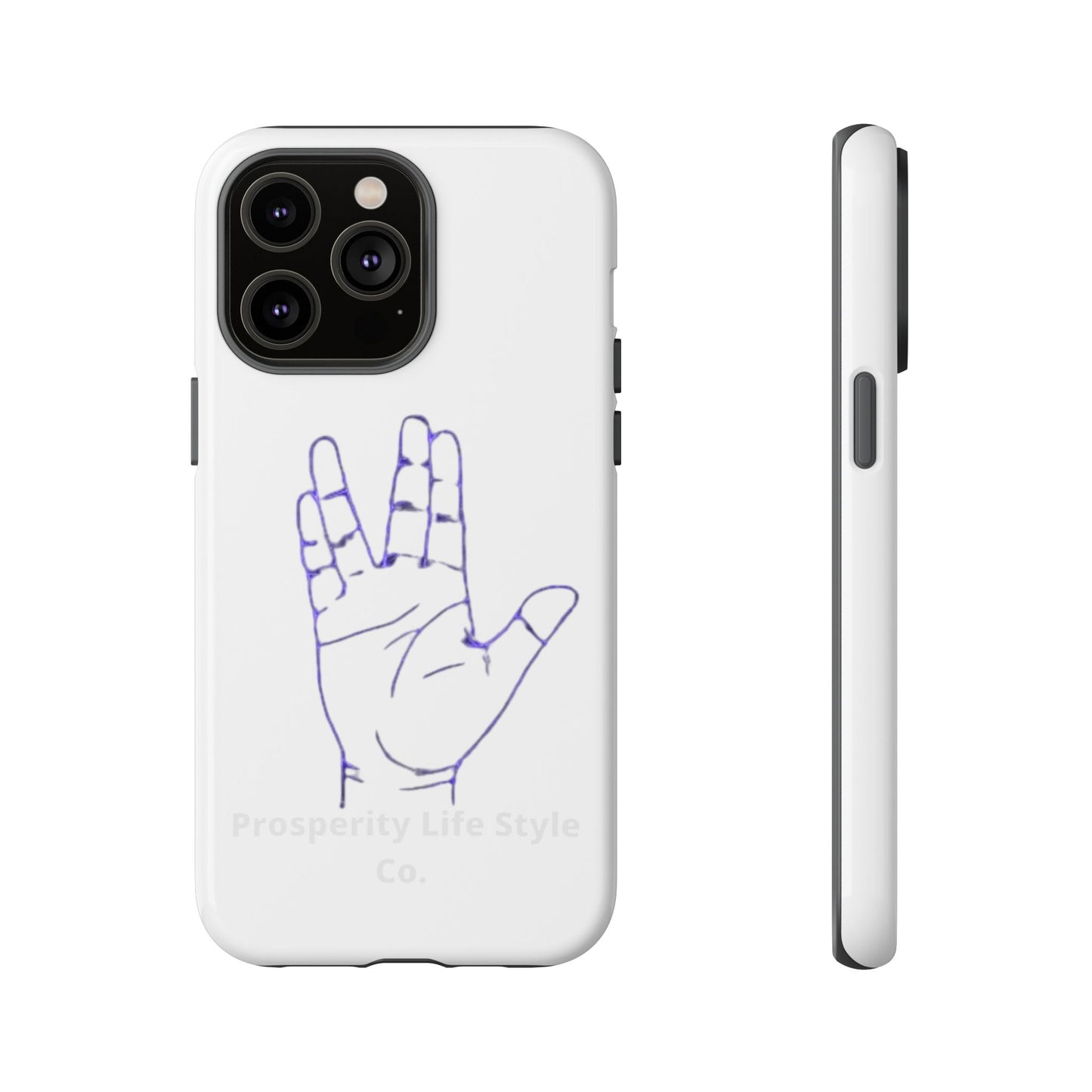 Vulcan Hand Gesture Phone Case - Geeky Tough Cases for Star Trek Fans
