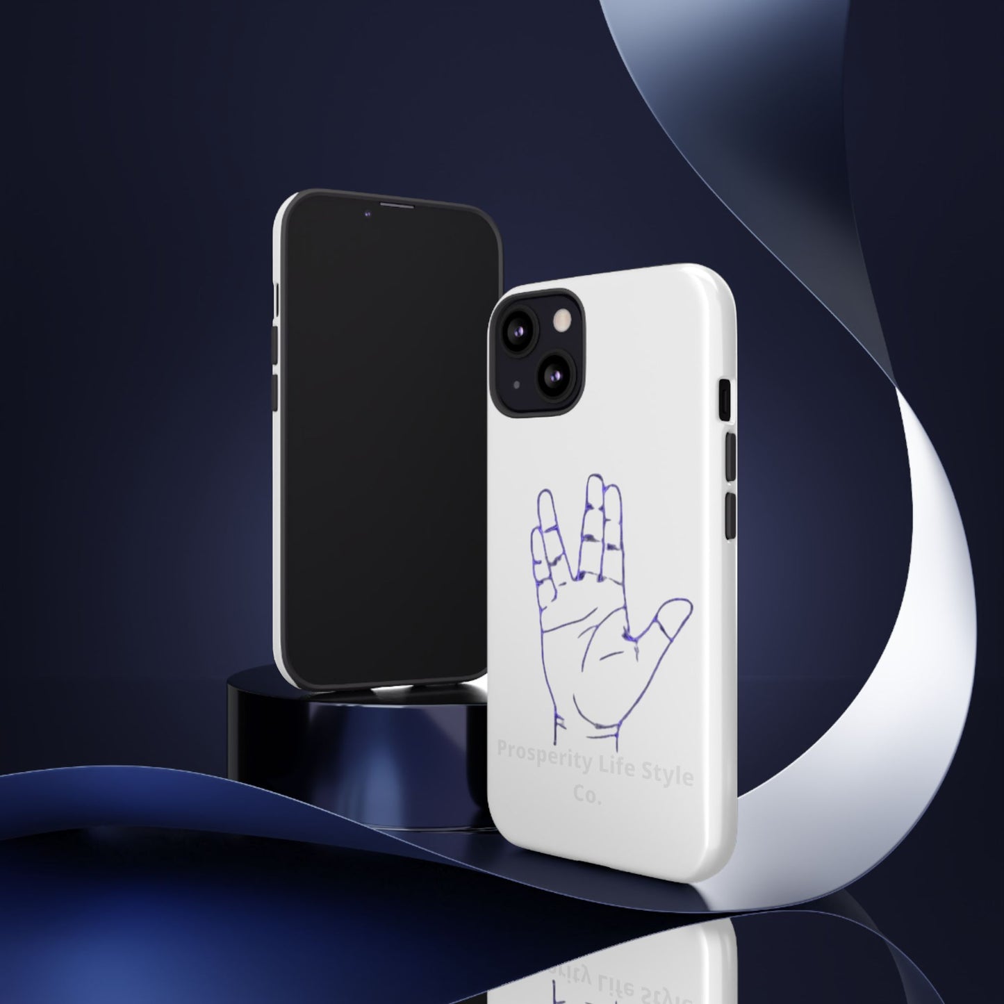 Vulcan Hand Gesture Phone Case - Geeky Tough Cases for Star Trek Fans