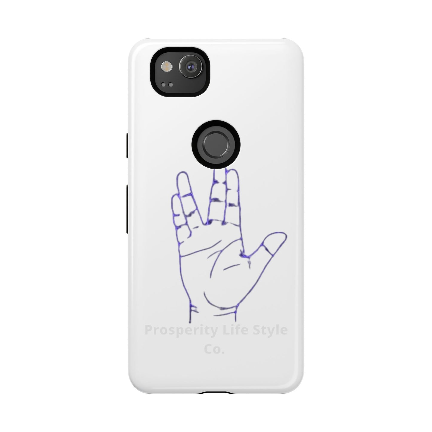 Vulcan Hand Gesture Phone Case - Geeky Tough Cases for Star Trek Fans