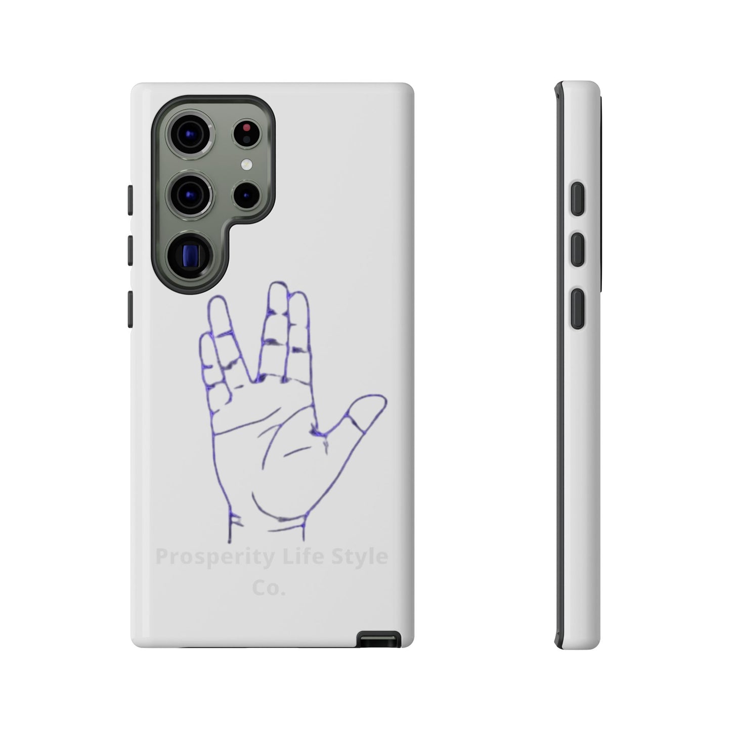 Vulcan Hand Gesture Phone Case - Geeky Tough Cases for Star Trek Fans