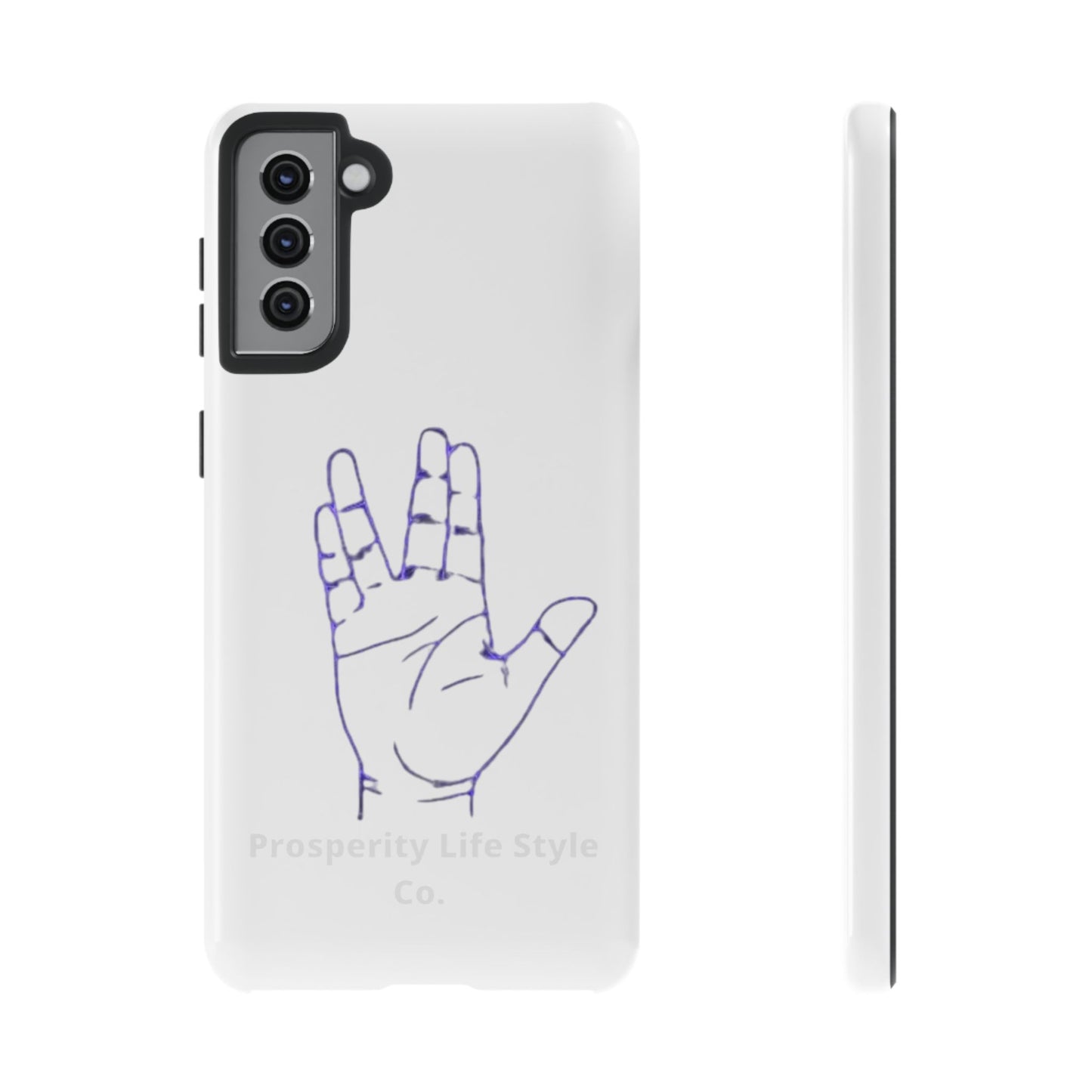 Vulcan Hand Gesture Phone Case - Geeky Tough Cases for Star Trek Fans