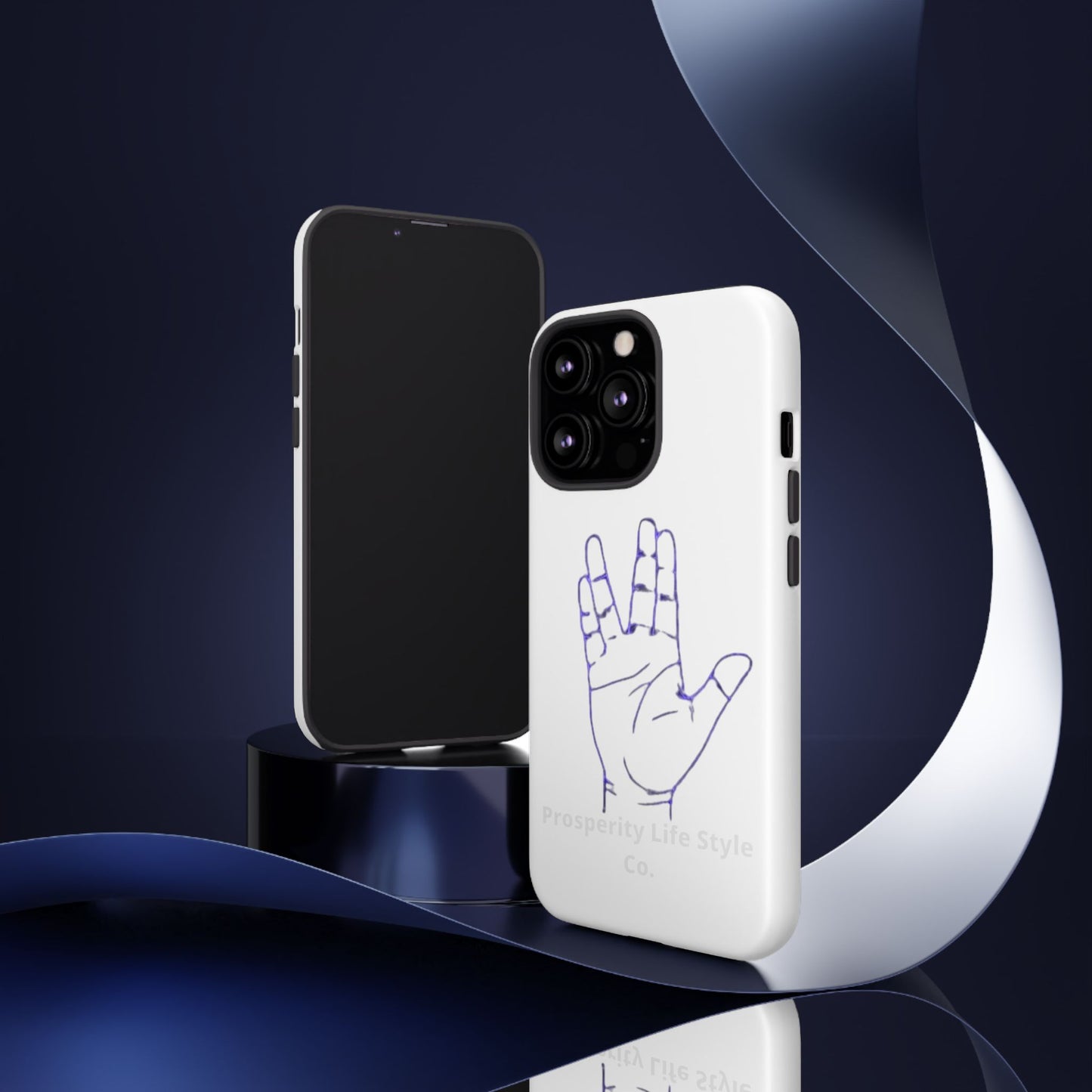 Vulcan Hand Gesture Phone Case - Geeky Tough Cases for Star Trek Fans