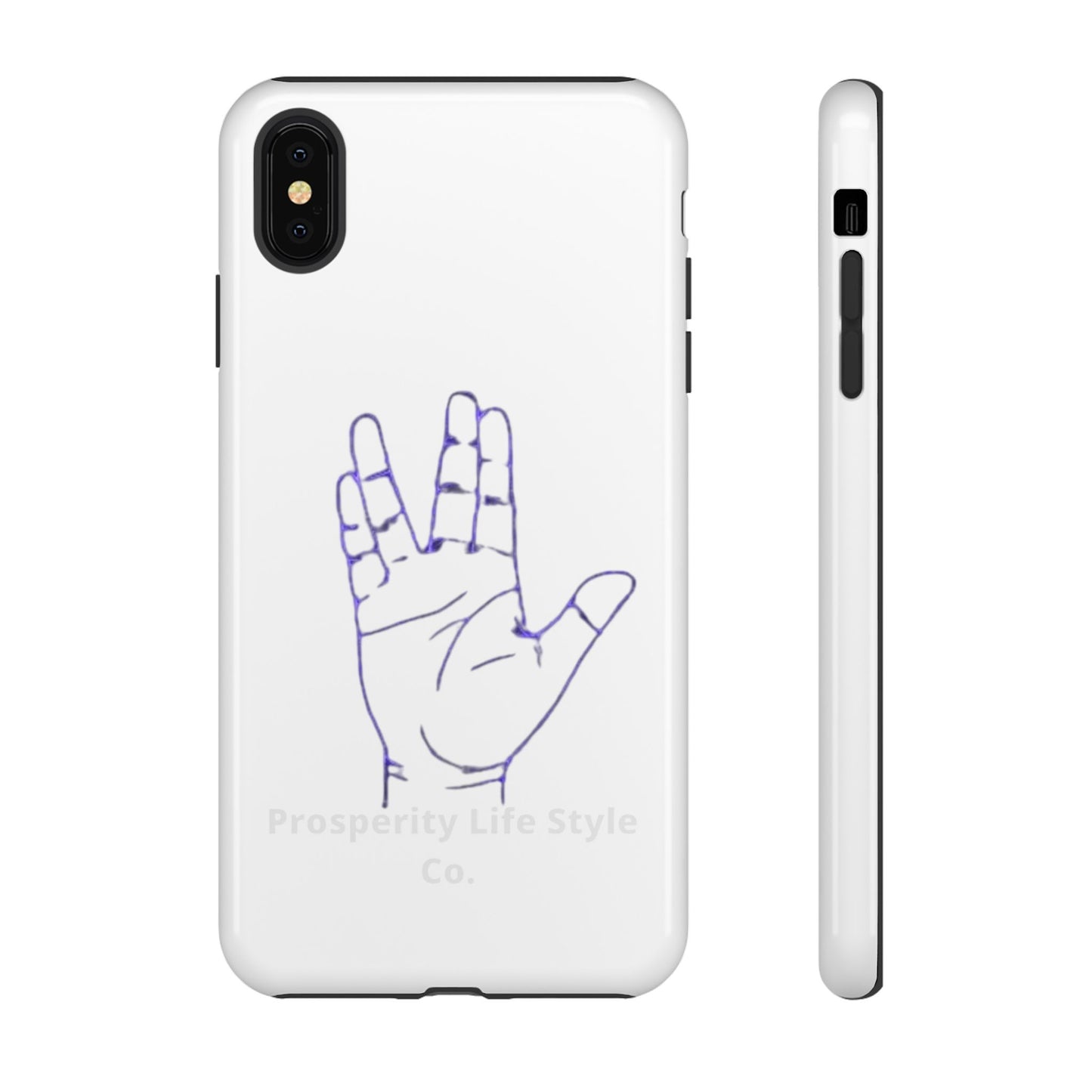 Vulcan Hand Gesture Phone Case - Geeky Tough Cases for Star Trek Fans