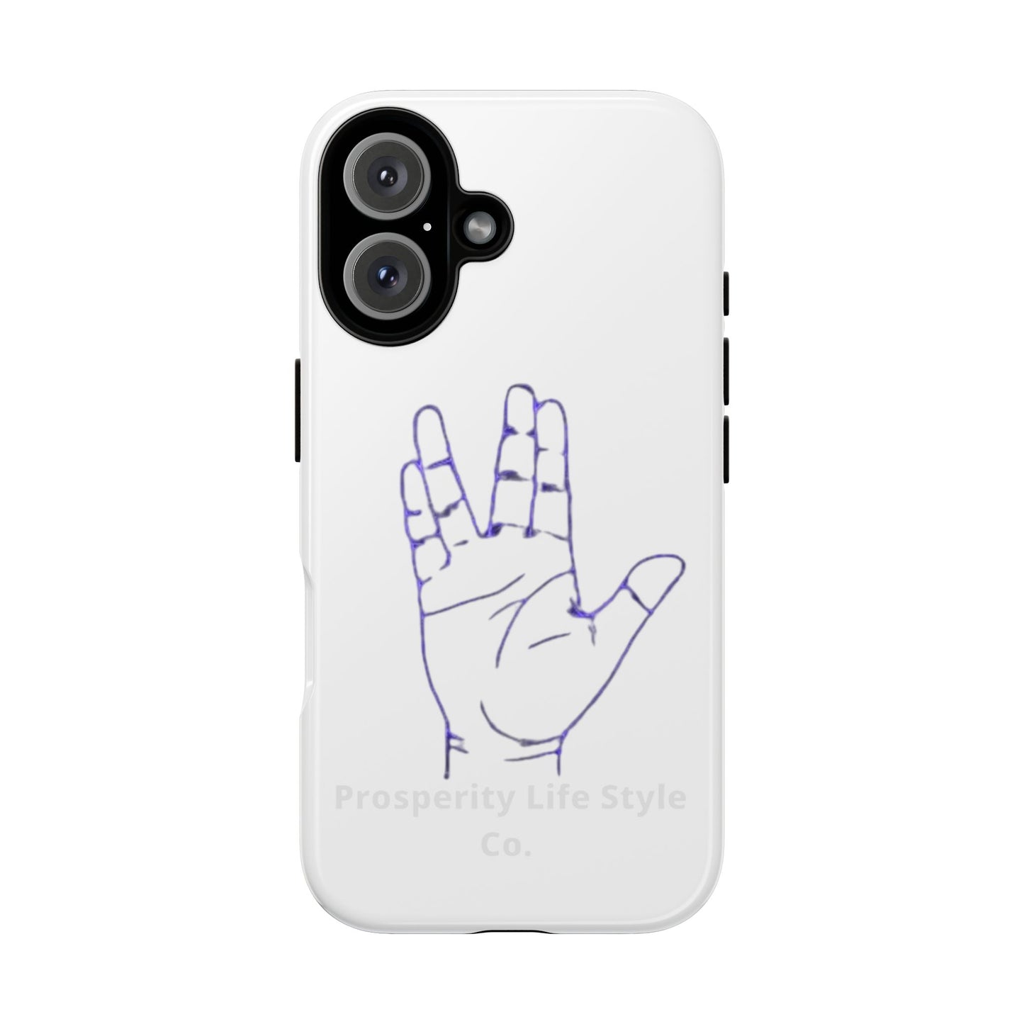 Vulcan Hand Gesture Phone Case - Geeky Tough Cases for Star Trek Fans