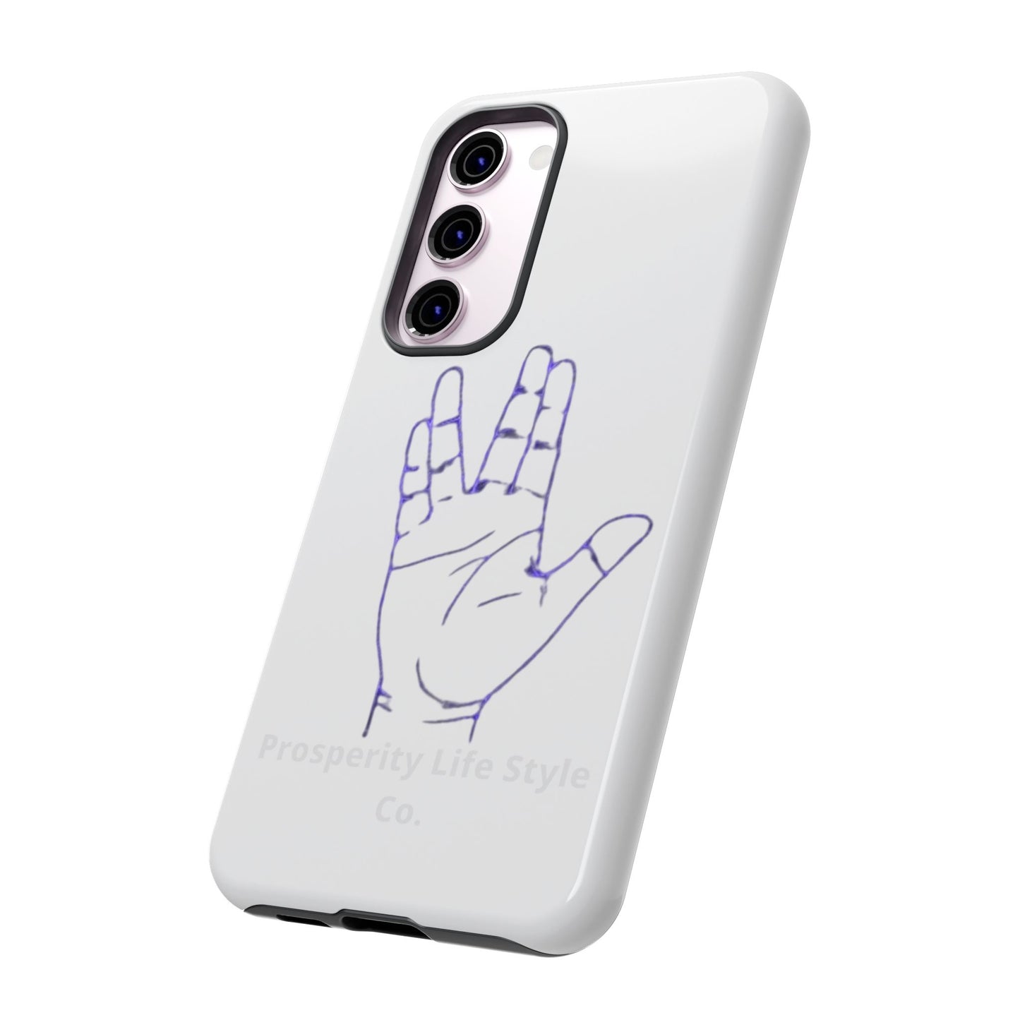 Vulcan Hand Gesture Phone Case - Geeky Tough Cases for Star Trek Fans