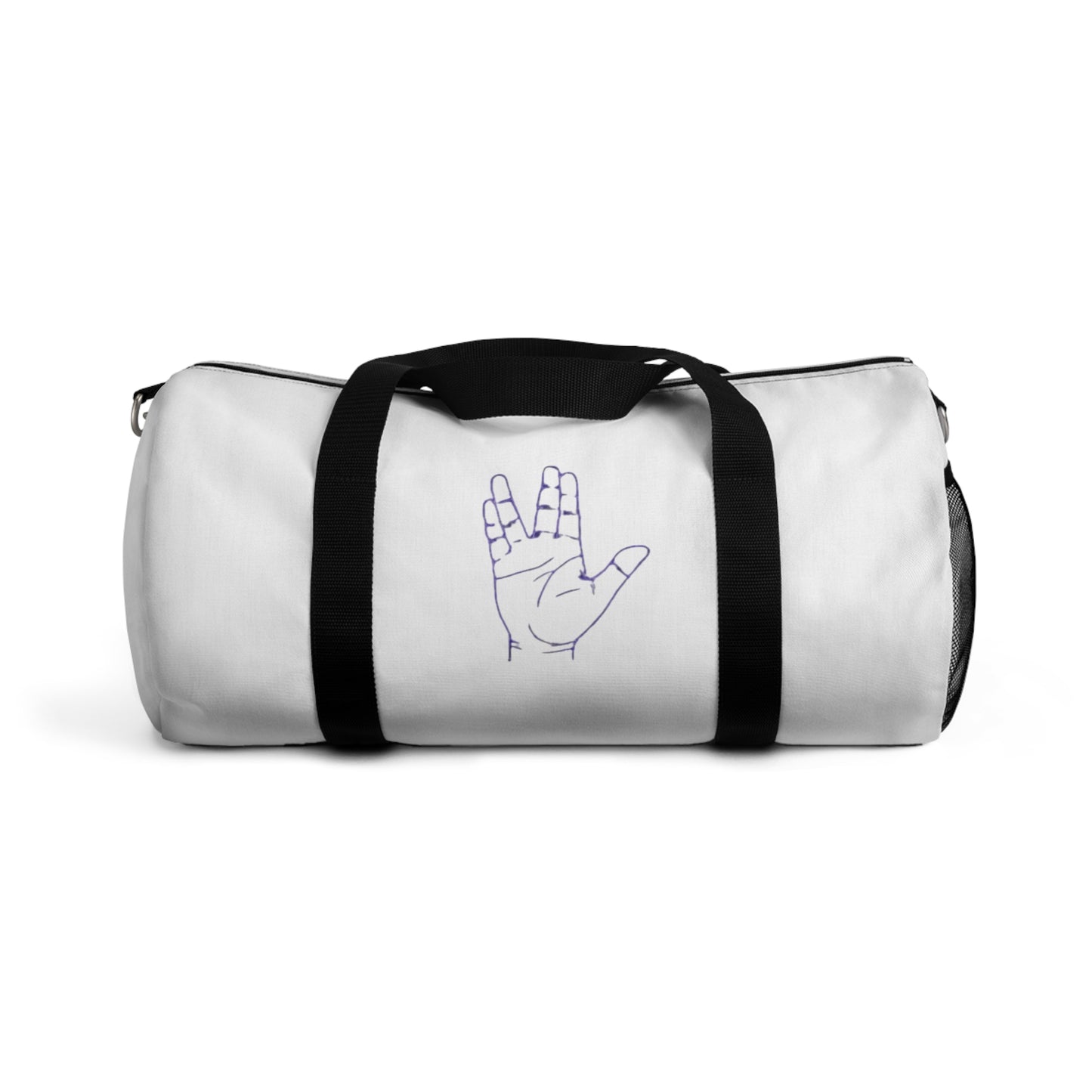 Space-Themed Duffel Bag, Travel Gym Bag, Weekend Getaway Bag, Geek Culture Gift, Star Trek Inspired Bag, Science Fiction Accessory