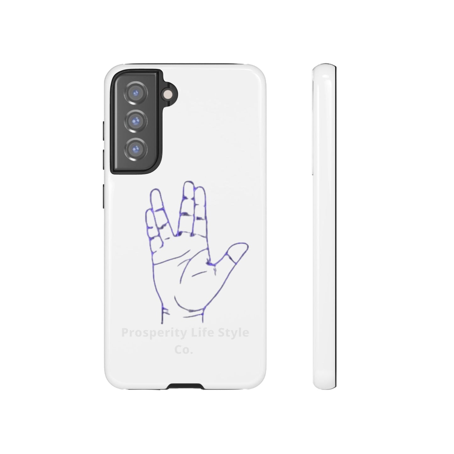 Vulcan Hand Gesture Phone Case - Geeky Tough Cases for Star Trek Fans