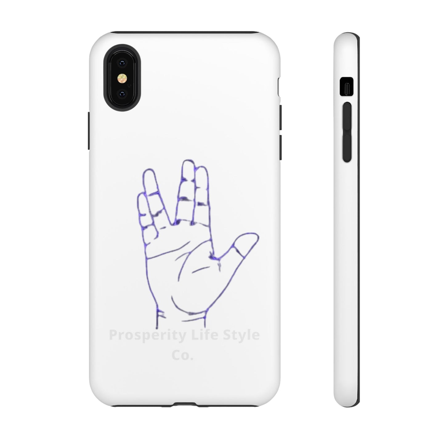Vulcan Hand Gesture Phone Case - Geeky Tough Cases for Star Trek Fans